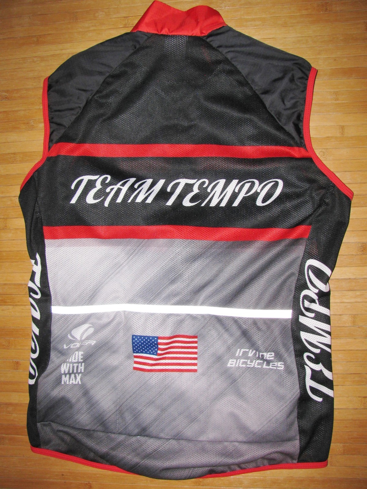 VOLER Bike BICYCLE Cycle WIND VEST Jersey Womens LARGE Polyester TEAM TEMPO