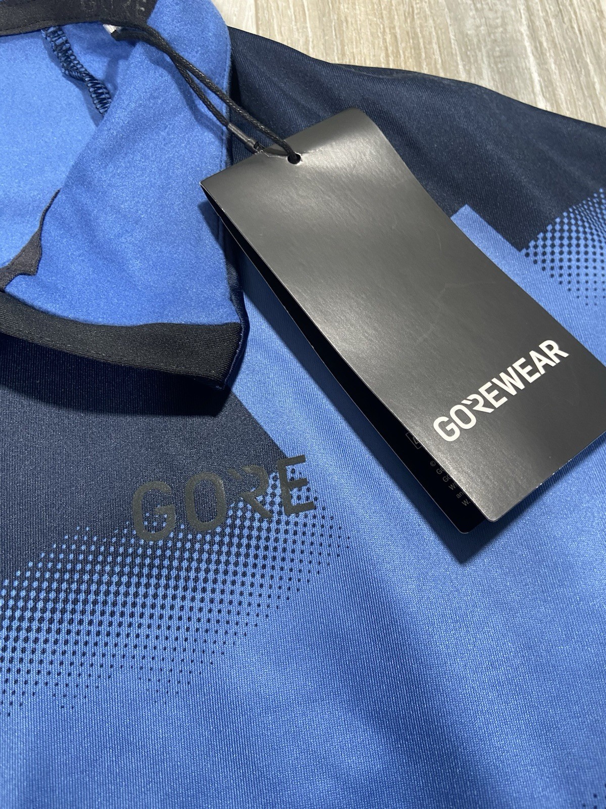 NEW Gore Long-Sleeve C3 Thermo Cycling Jersey, US men’s size XS Blue