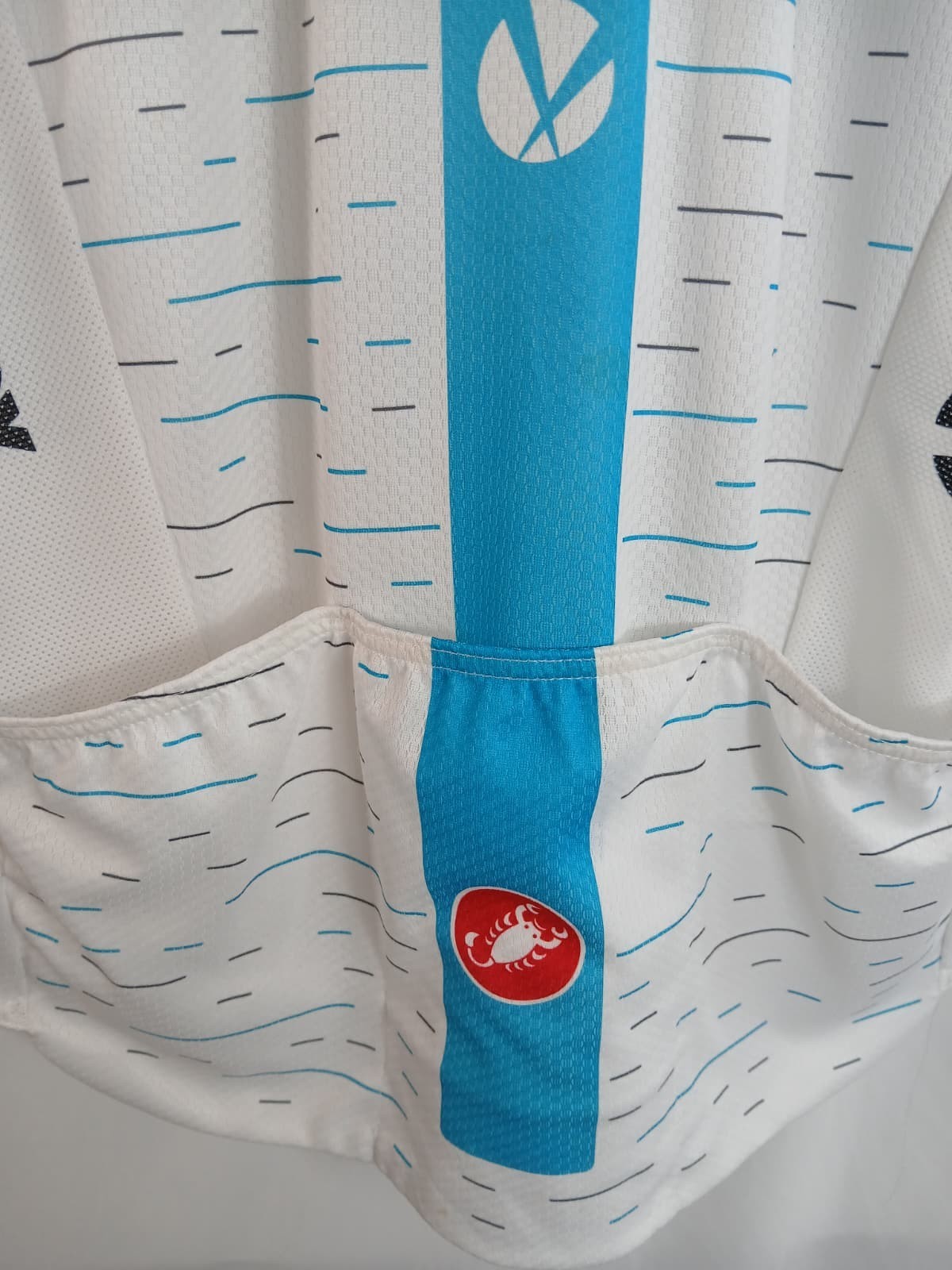 Castelli Team Sky UCI World Tour Jersey Cycling Jersey Short Sleeve Size Large