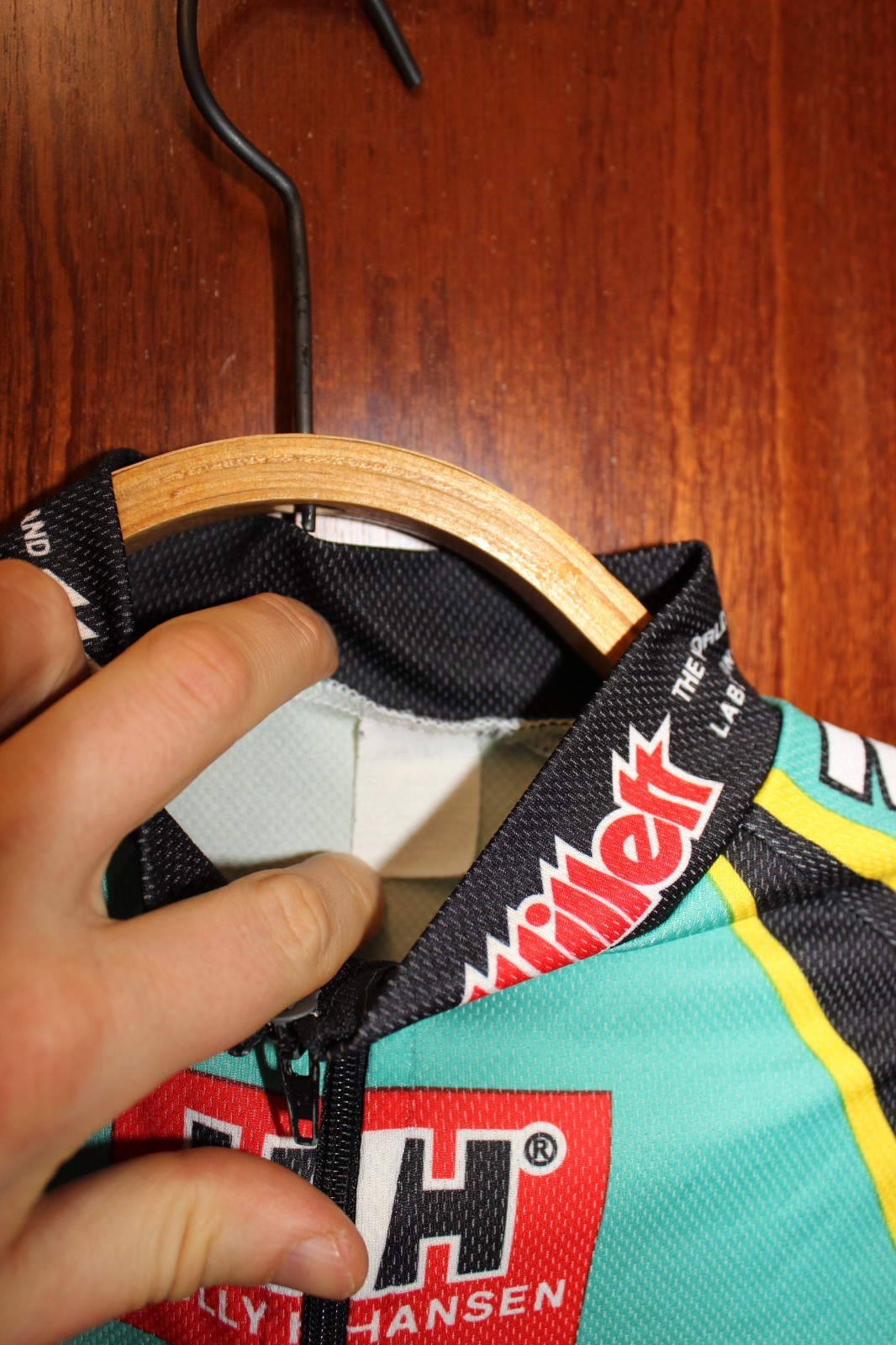 Vintage Mavic Helly Hansen Michelin Motorex Bianchi Team cycling jersey shirt