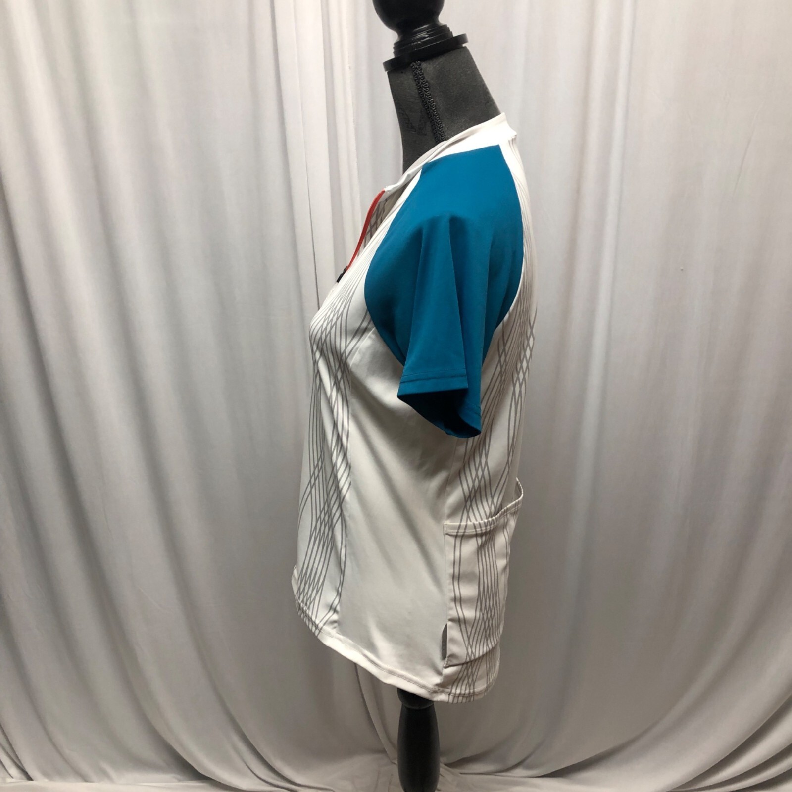 Bontrager Cycling Solstice Jersey Women Size Medium 3 Back Pockets Short Sleeve