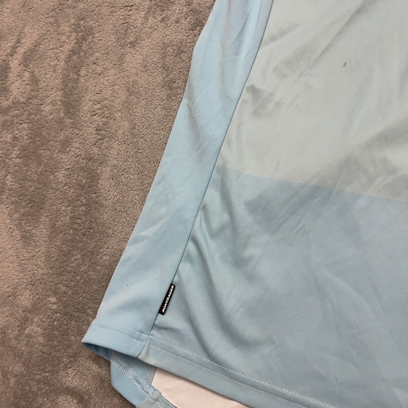 Bontrager Cycling Jersey 1/4 Zip Solstice Womens Small Blue Pockets