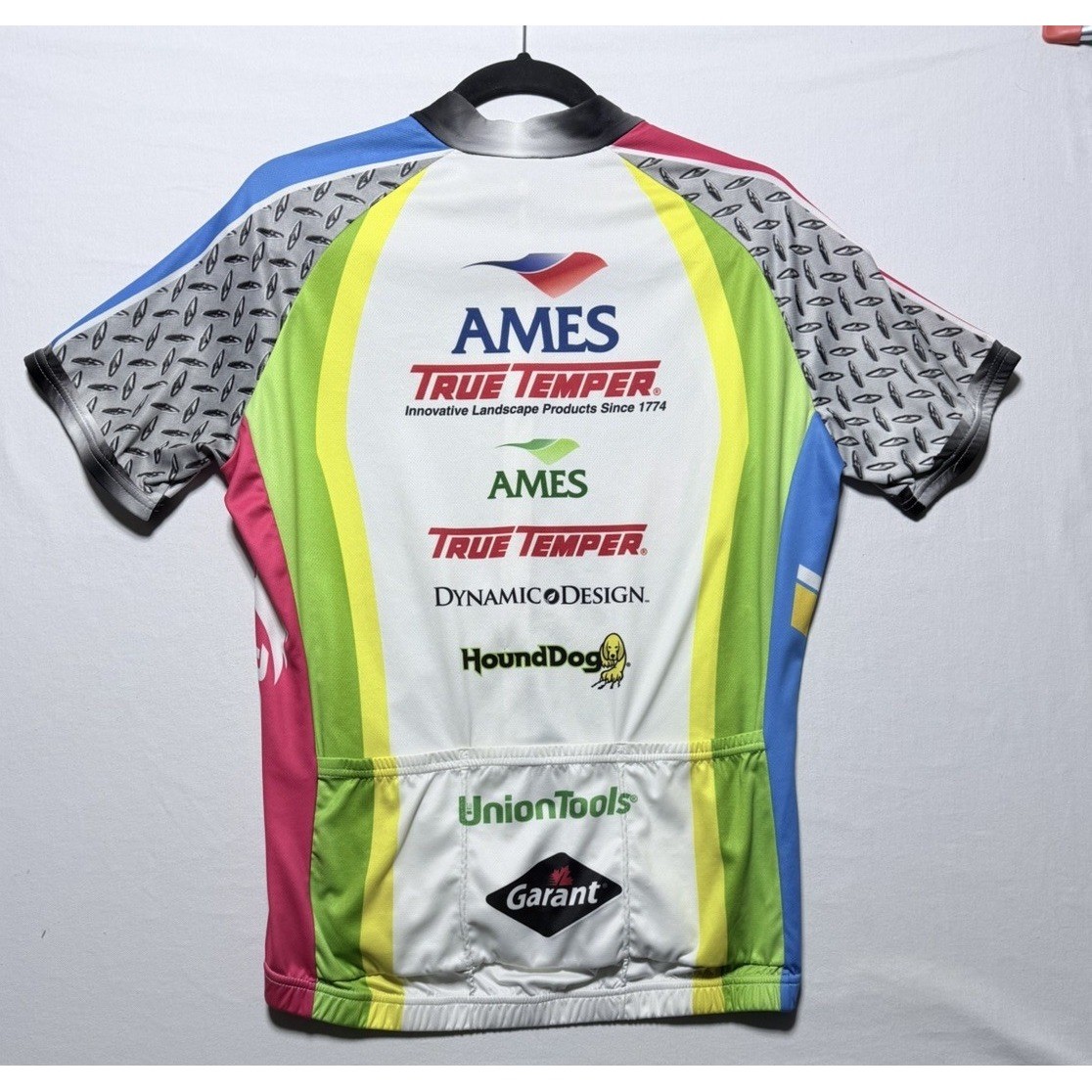 V-Gear Cycling Jersey Women L Multi Color Ames True Temper Graphic Boar