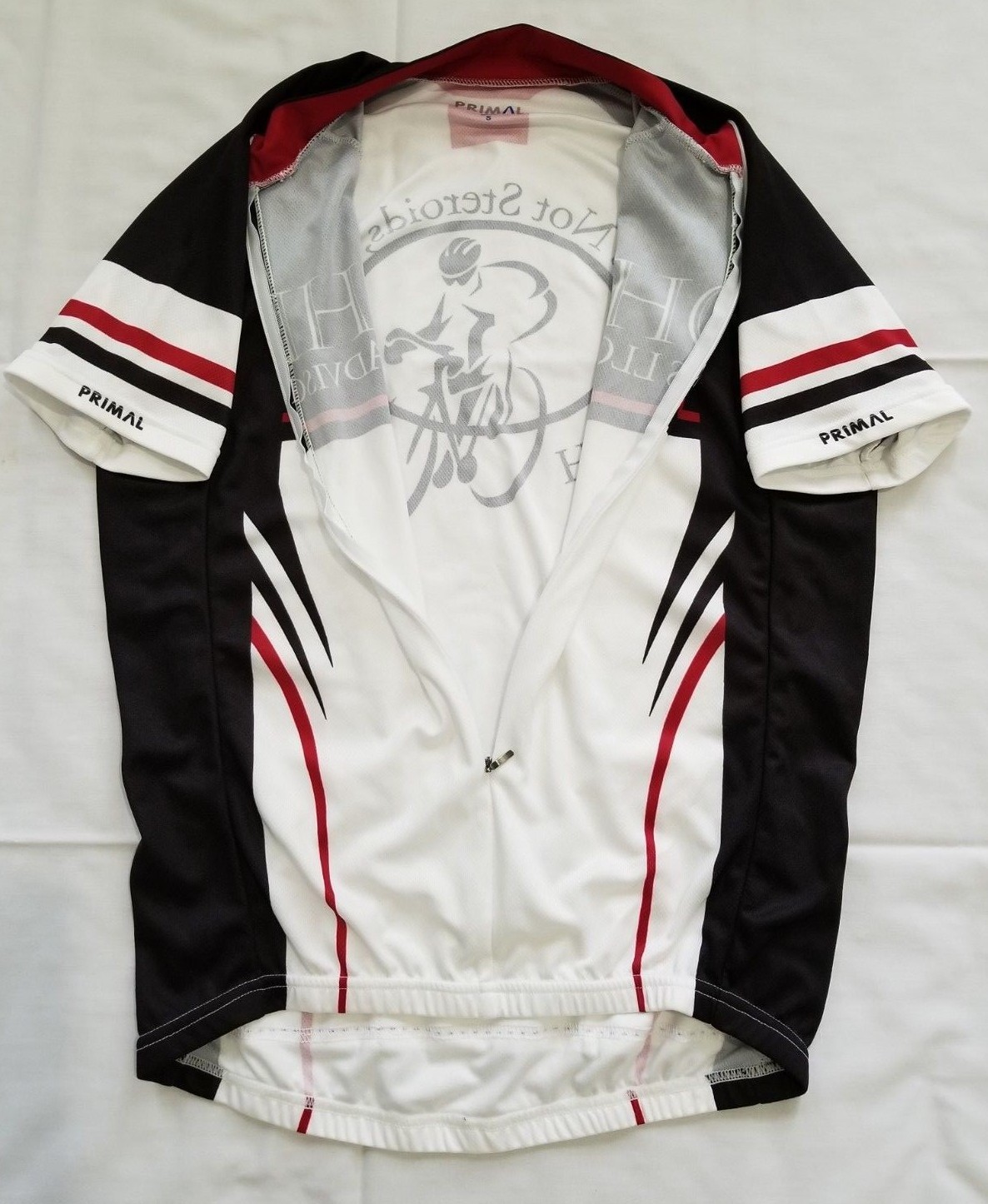 Mens Size Small Multicolor Primal Full Zipper Front Cycling Jersey pre-owned