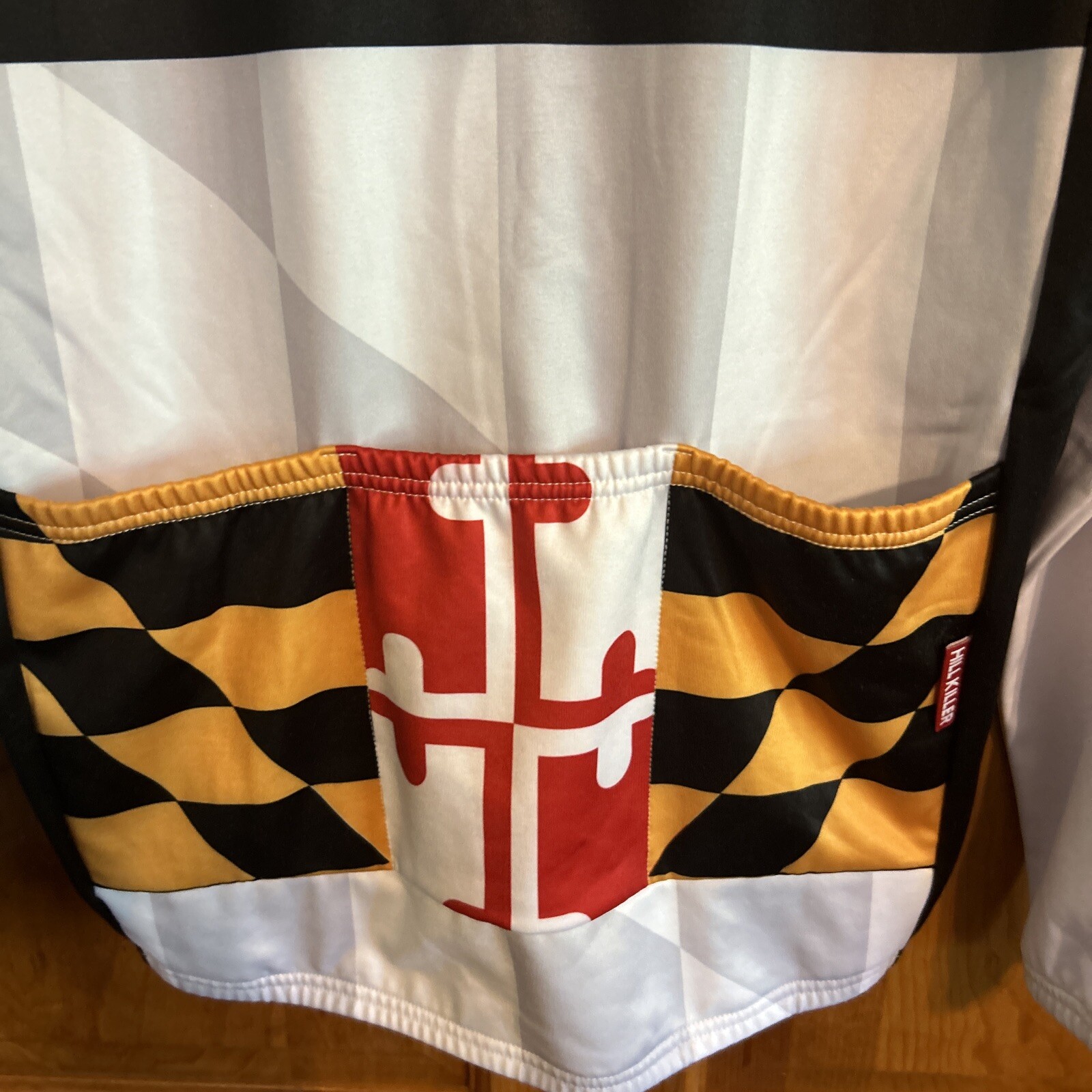 Hill Killer Women’s Maryland 2.0 Full Zip Thermal Jersey 3 Rear Pockets Med-EUC