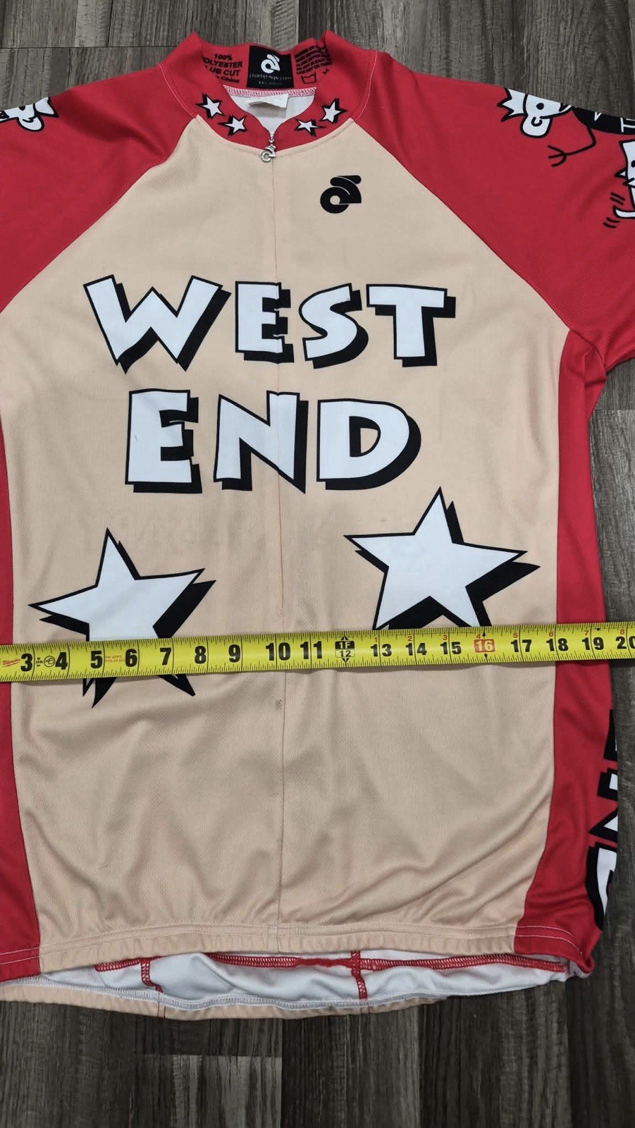 Champion System West End Bikes 25th Anniversary Cycling Jersey XXL 1/4 Zip