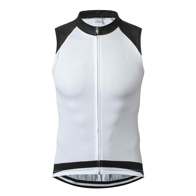 2024 Team Cycling Vest Sleeveless Bike Clothing Tops Shirt Green Blue White Red