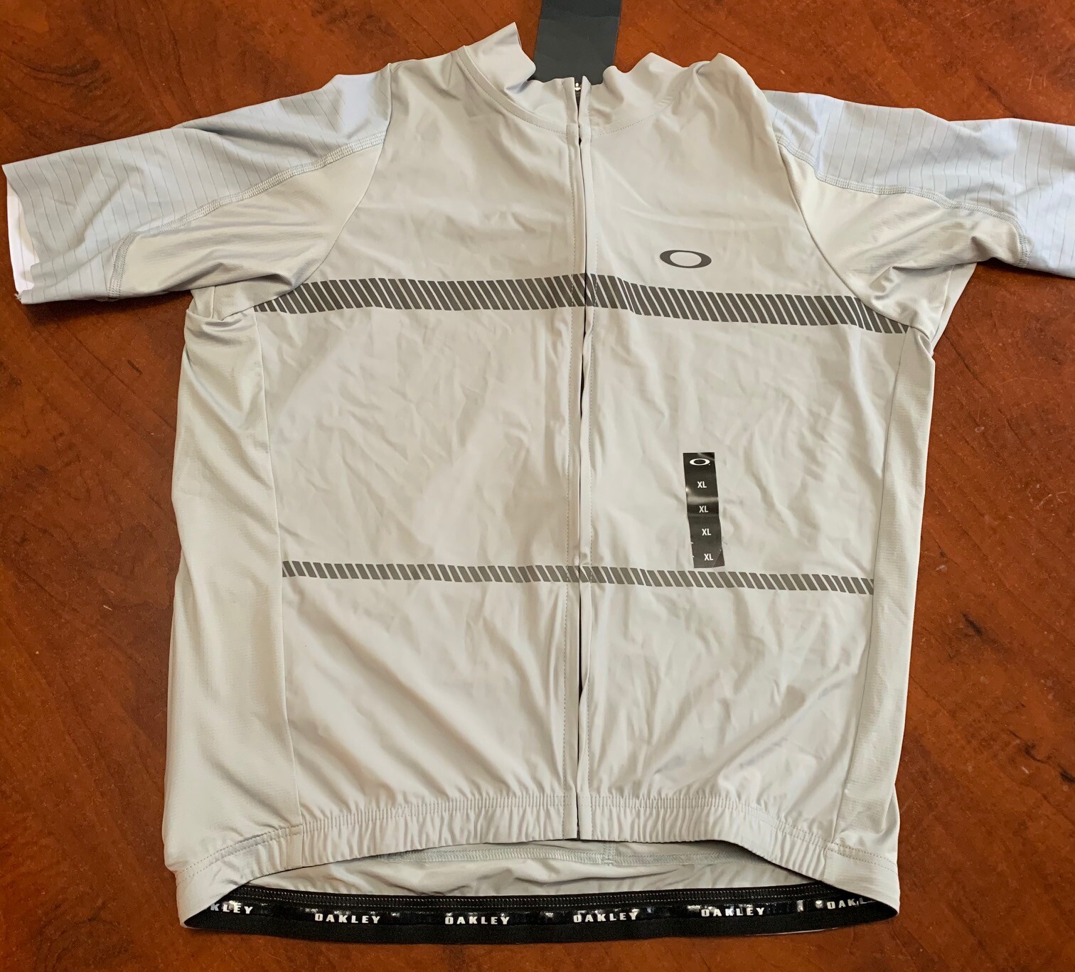 New Stone Grey Oakley Jawbreaker Premium Road Cycling Jersey 434031 M – XXL