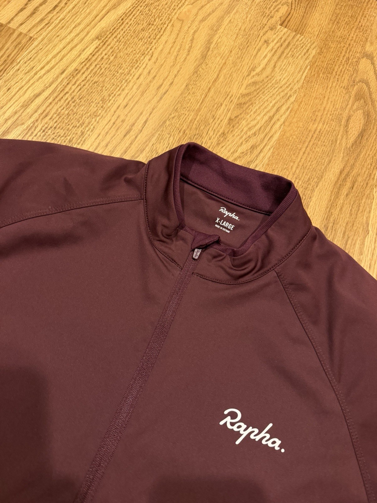 Rapha Core Jersey Mens Size XL Full Zip Cycling Short Sleeve Cycling Top Stretch