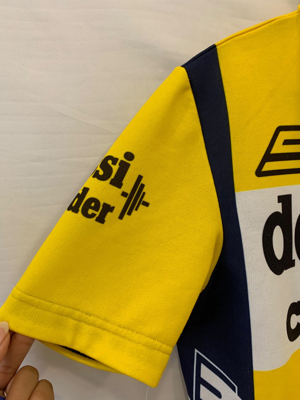 Vintage 80s Santini Del Tongo Colnago Cycling Jersey Mens Sz 5 Medium Saronni#2