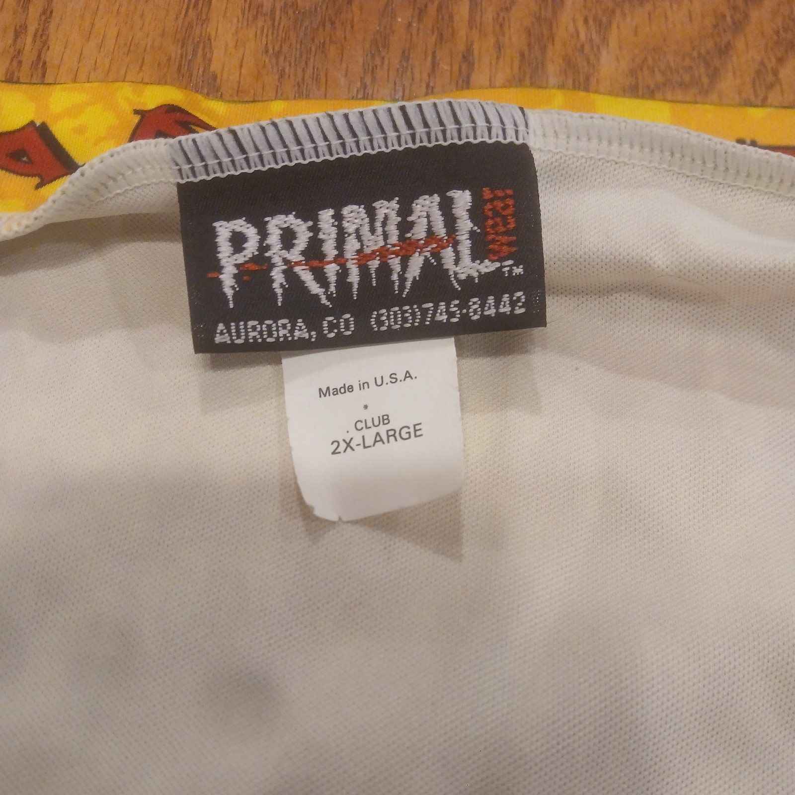 Vtg PRIMAL Cycling Jersey, 2XL, Rattlesnake, Snake Graphics, “Snake Bite”