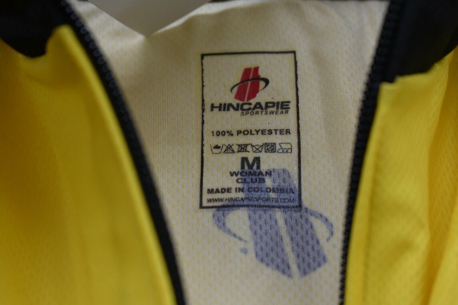 Hincapie Women Full-Zip High Neck Short Sleeve Athletic Cycling T-Shirt M