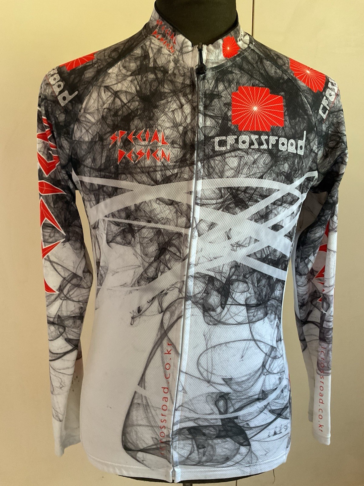 Fixgear Crossroad Cycling Jersey SPECIAL DESIGN Long Sleeve Shirt Sz XlL