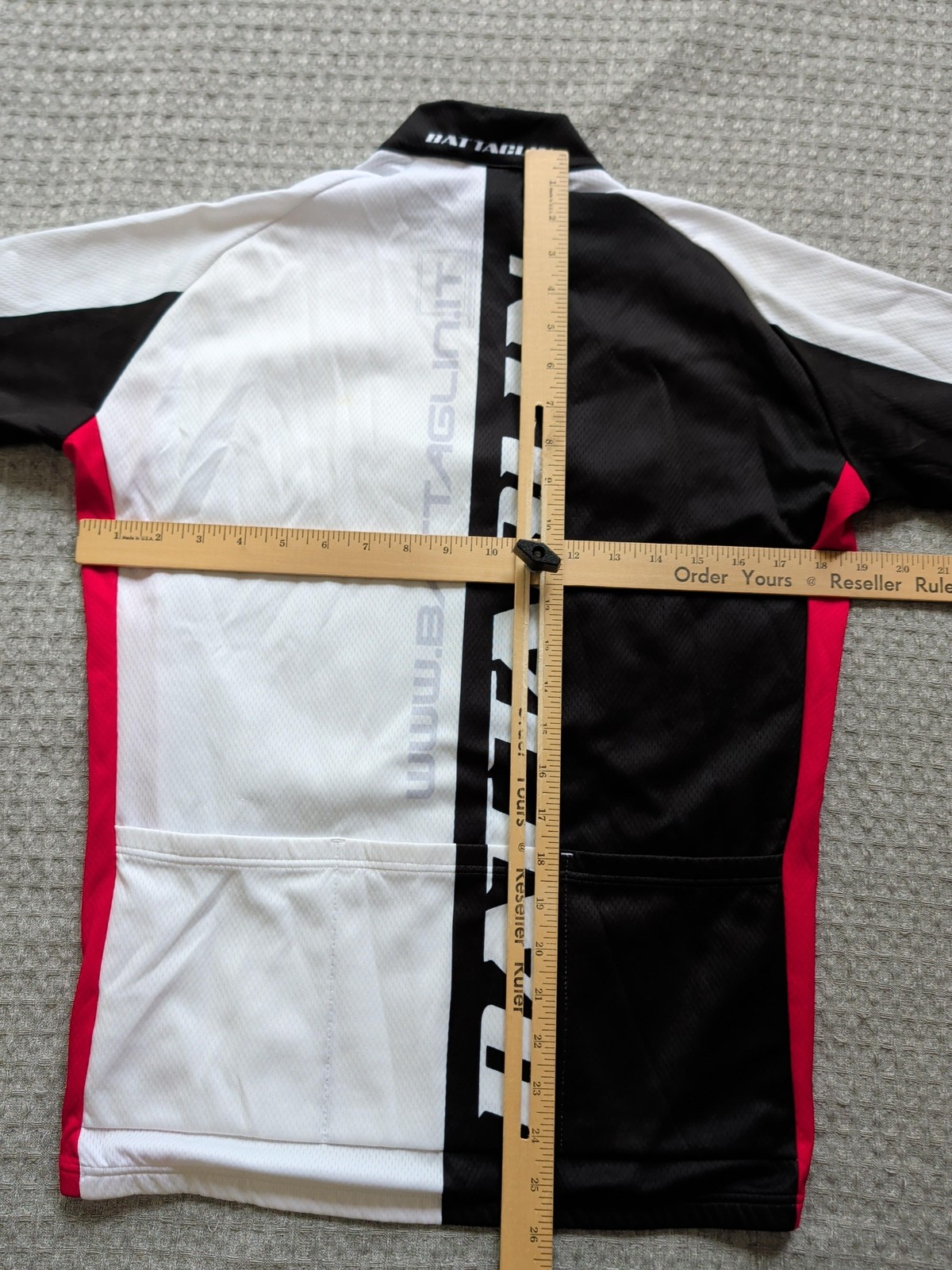 Giordana Battaglin Cycling Jersey Mens Medium Short Sleeve 1/4 Zip 3 Pockets