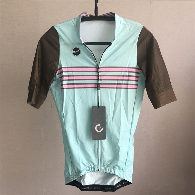 CESANTI Women Cycling Jersey Short Sleeve Non-slip Band Pro Bike Clothing