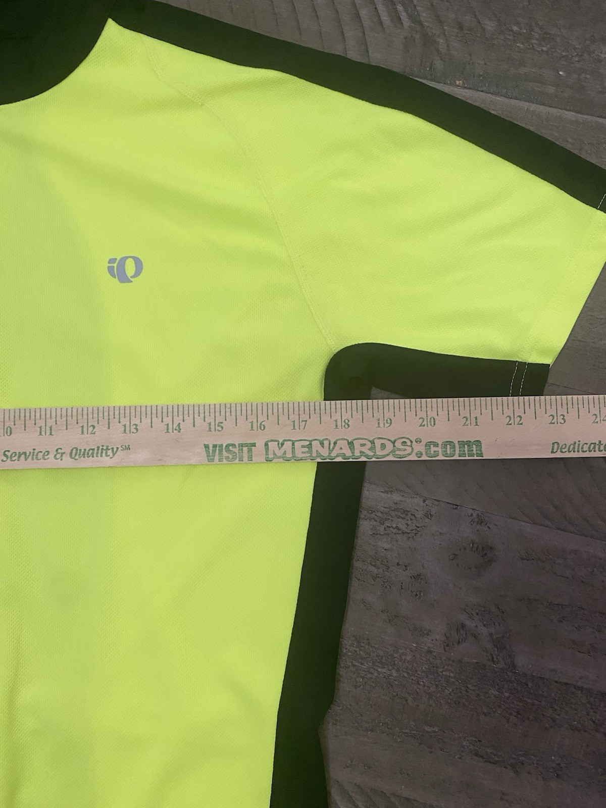 Pearl Izumi Jersey Neon Green Full Zip Short Sleeve Cycling Bike Bicycle Men’s S