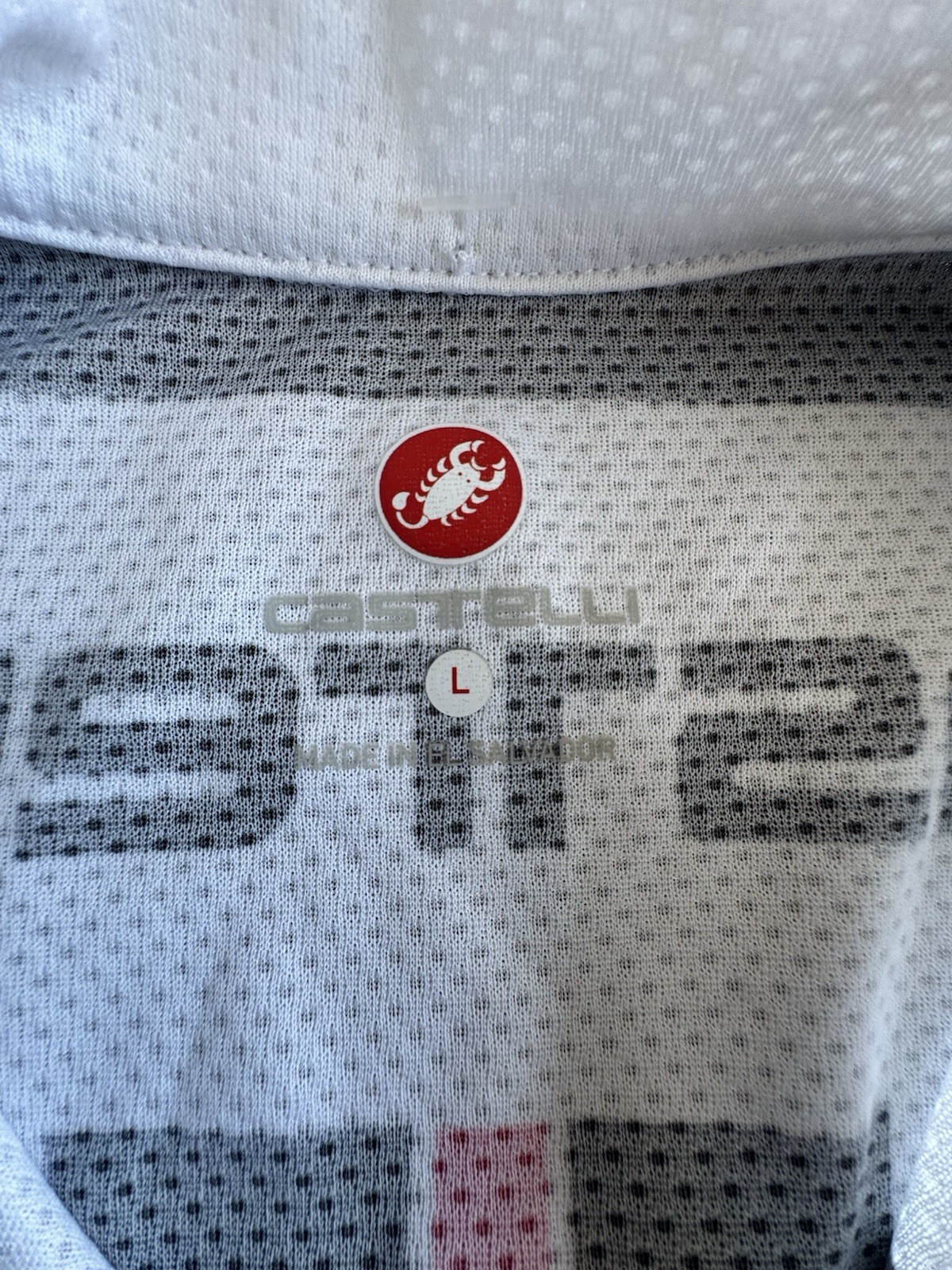 Castelli Short Sleeve Cycling Jersey Boys size L bike jersey