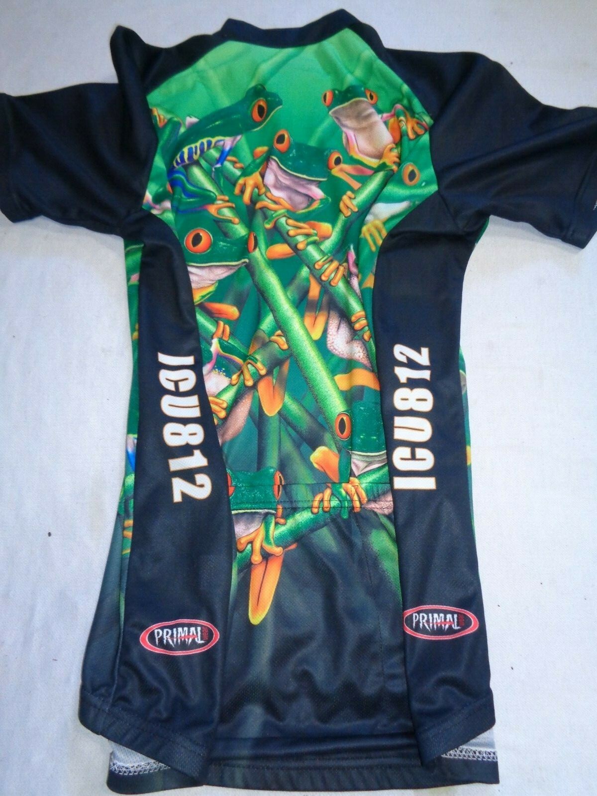 Primal Wear 2006 Royce McClure Frogs ICU 812 Cycling Jersey Size Large Adult