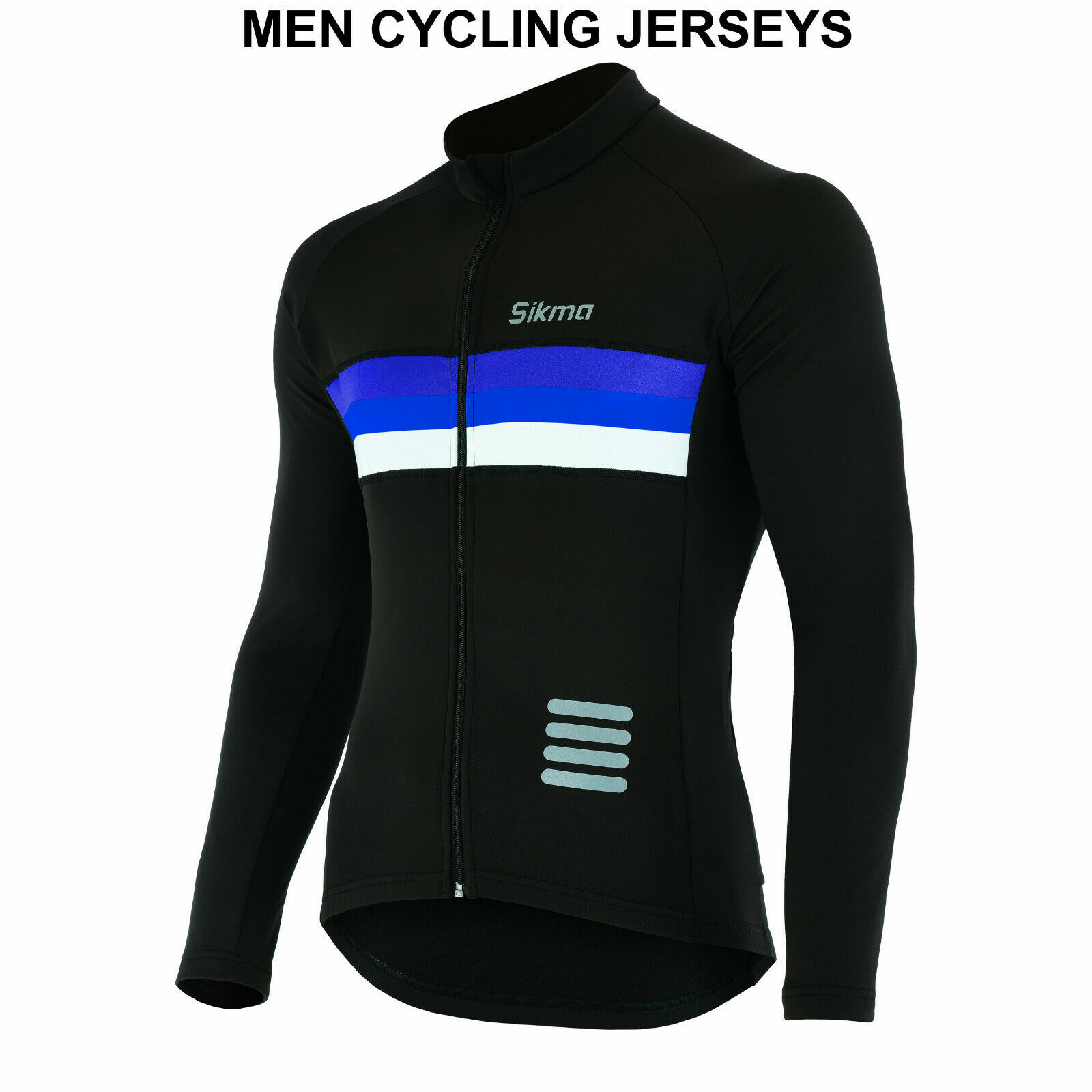 Mens Cycling Long Sleeve Jersey Thermal Super Roubaix Bike Jacket Winter Top