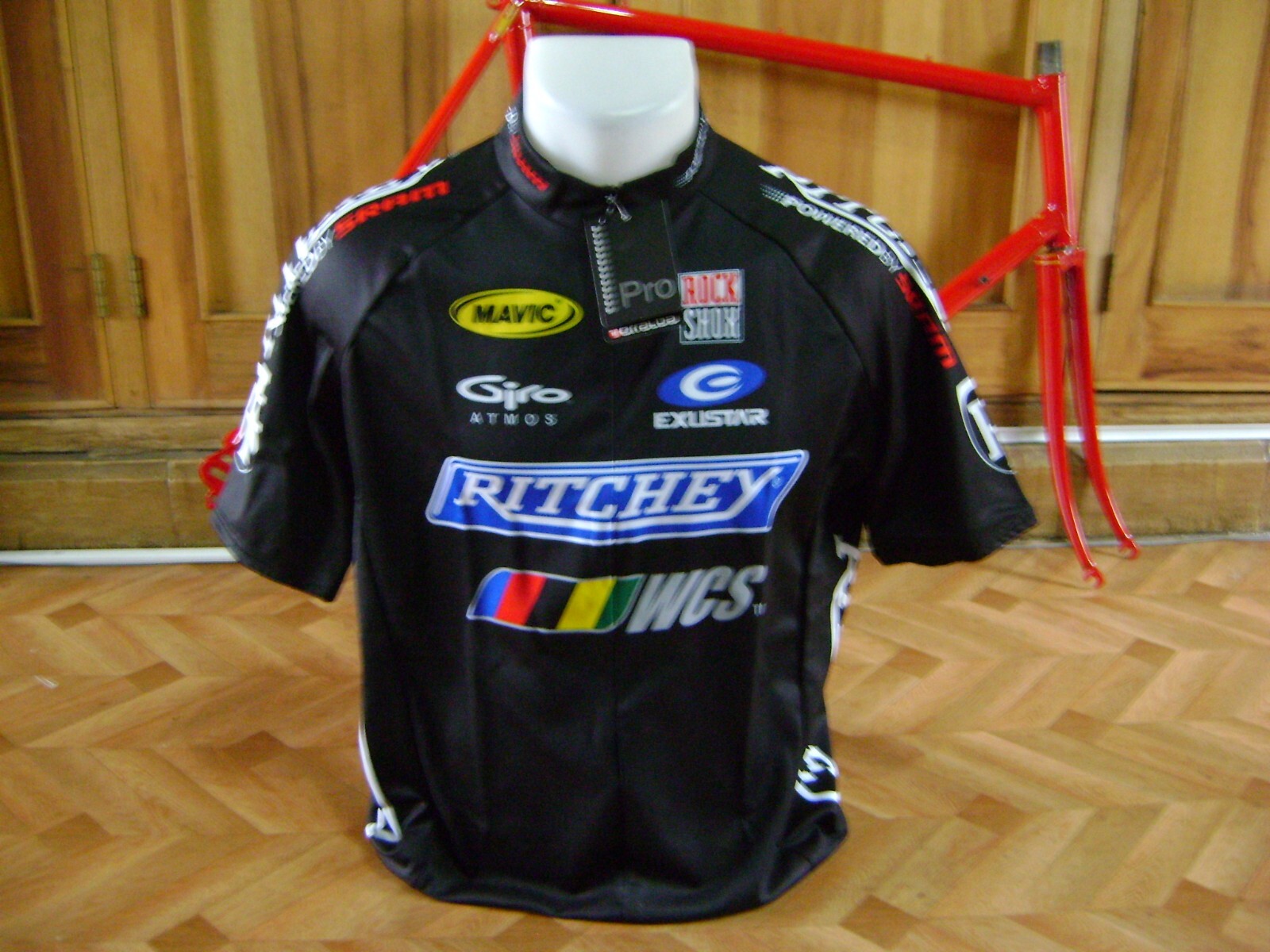 WCS BIKE JERSEY RETRO MTB BIKE SHIRT SIZE XXXL COOL BIKE JERSEY CYCLING SHIRT