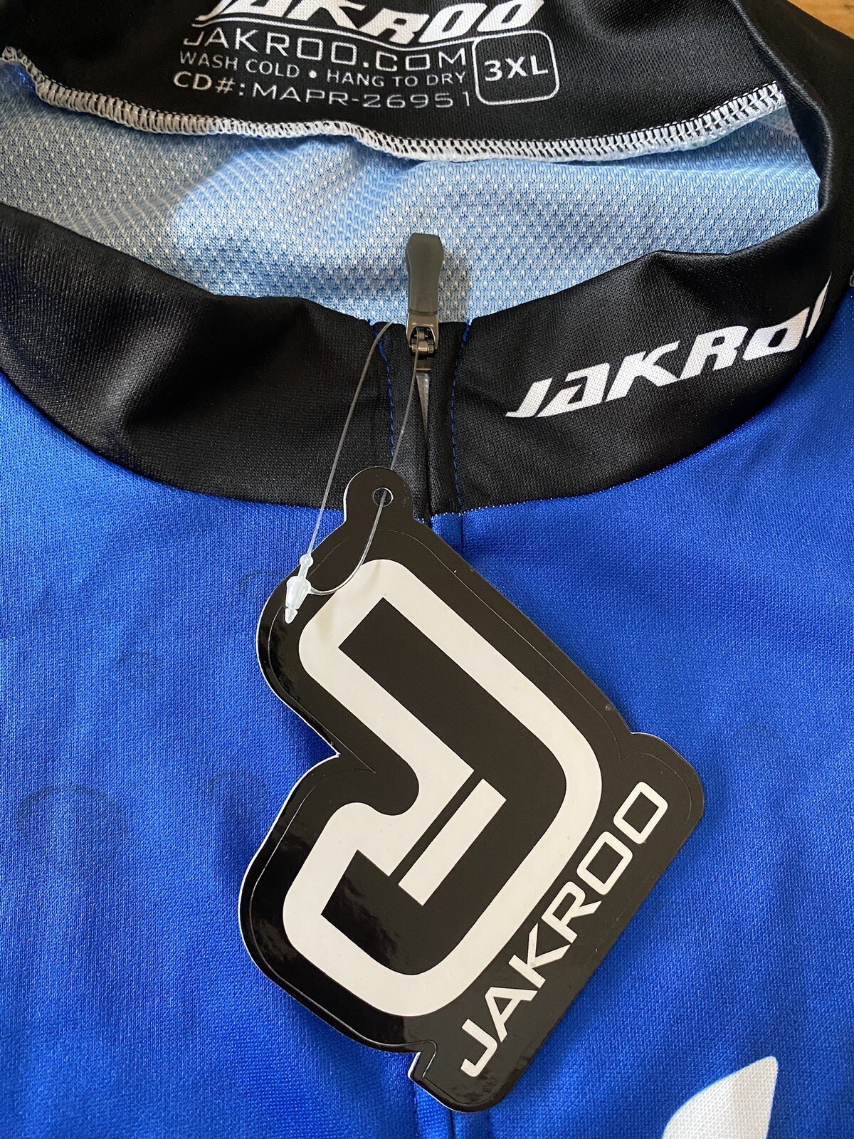 Jackroo Cycling Jersey Size 3XL Mitchell Lewis & Staver Blue Black & Green New