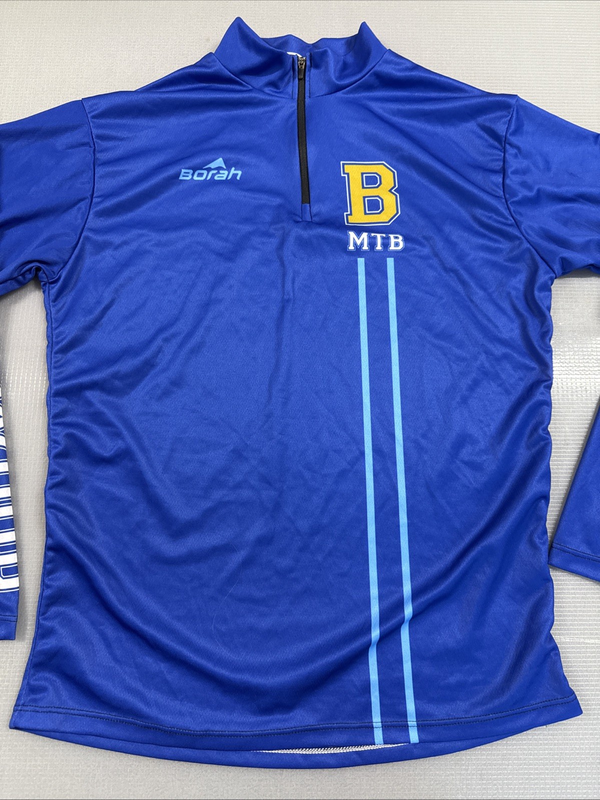 Borah Teamwear Men’s Casual Long Sleeve Cycling Jersey Small S (9433-E)