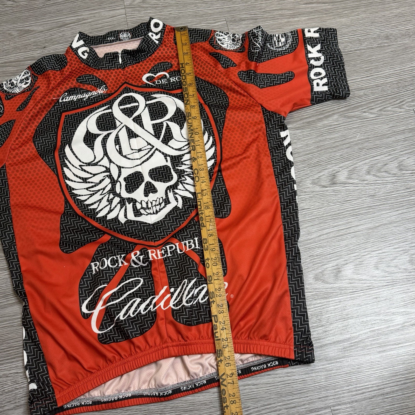 Rock & Republic Racing Cadillac Cycling Jersey Half Zip Size XXXL
