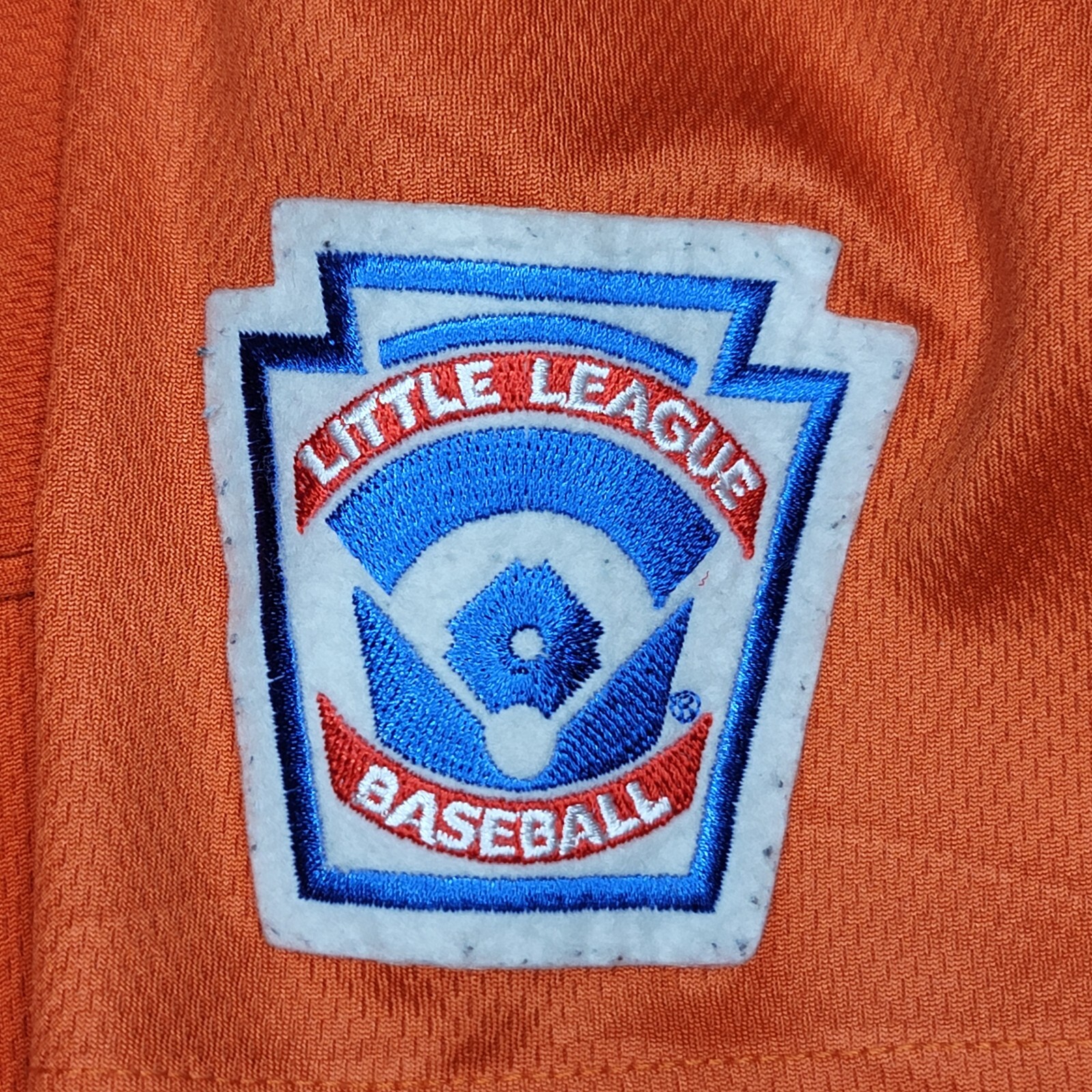 Sport Tek Size M Mens Baseball Jersey Tigers Loessberg Short Sleeve Orange