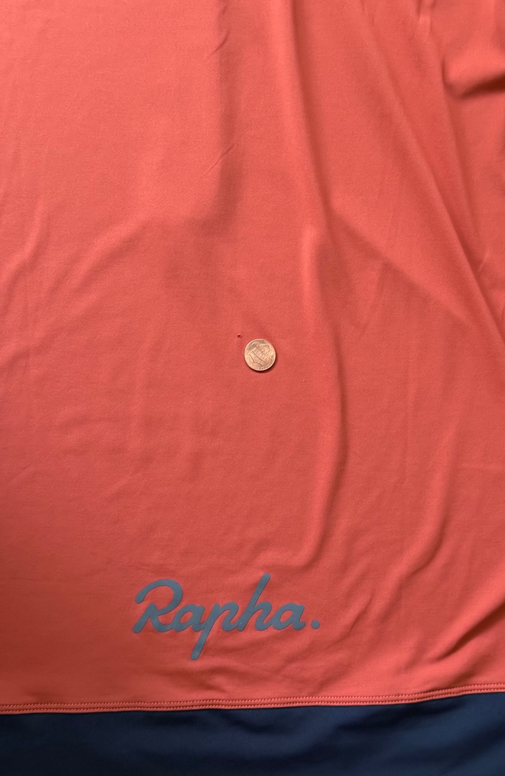 RAPHA Men’s Explore Zip Neck Technical T-shirt, Large, Dark Orange