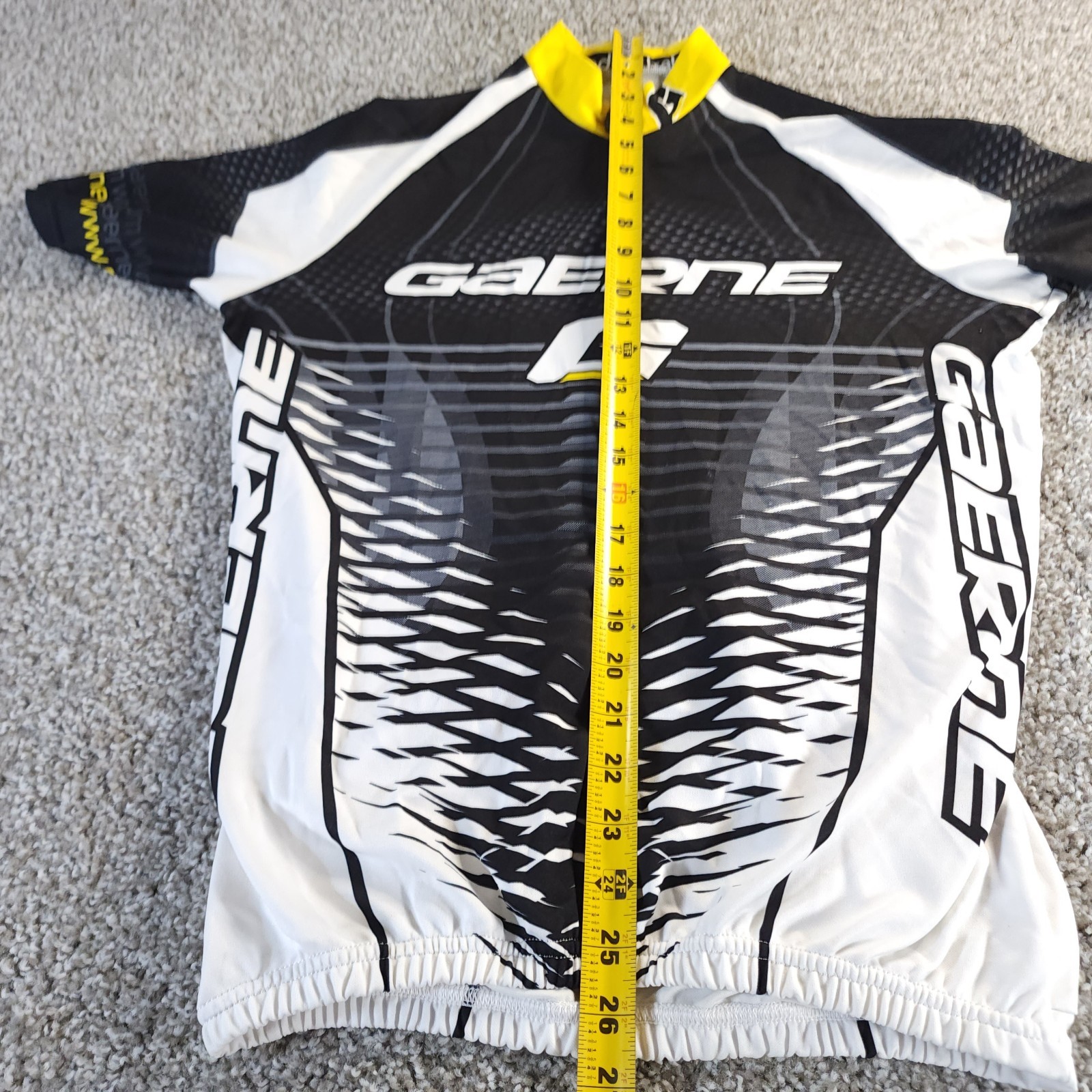 Gaerne G Cycling Wind Jacket Jersey Mens L Italy Pro Fit Short Sleeve Zip