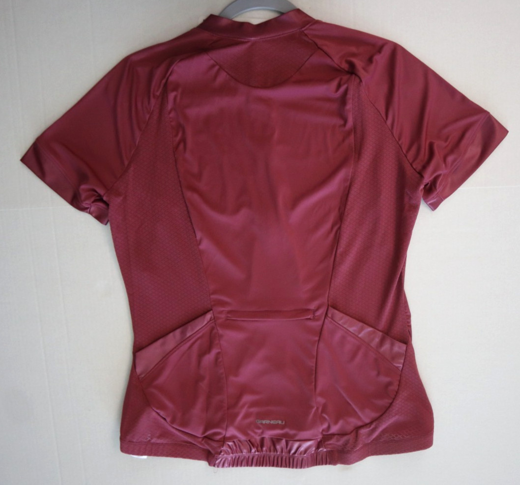 Louis Garneau 0820982-209 Women’s Sz XL Magenta Zircon 3 Full Zip Jersey $85
