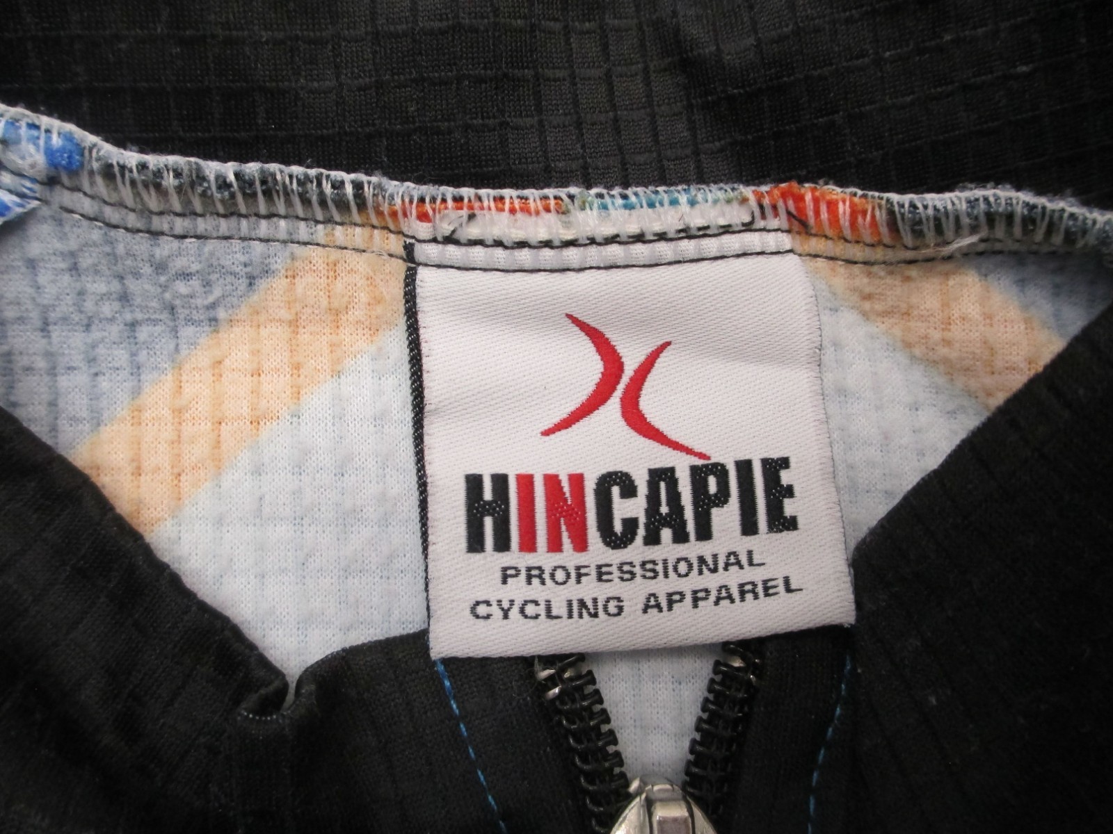 Hincapie Size M Mens Multicolor Cycling Compression Full Zip Athletic Jacket 569