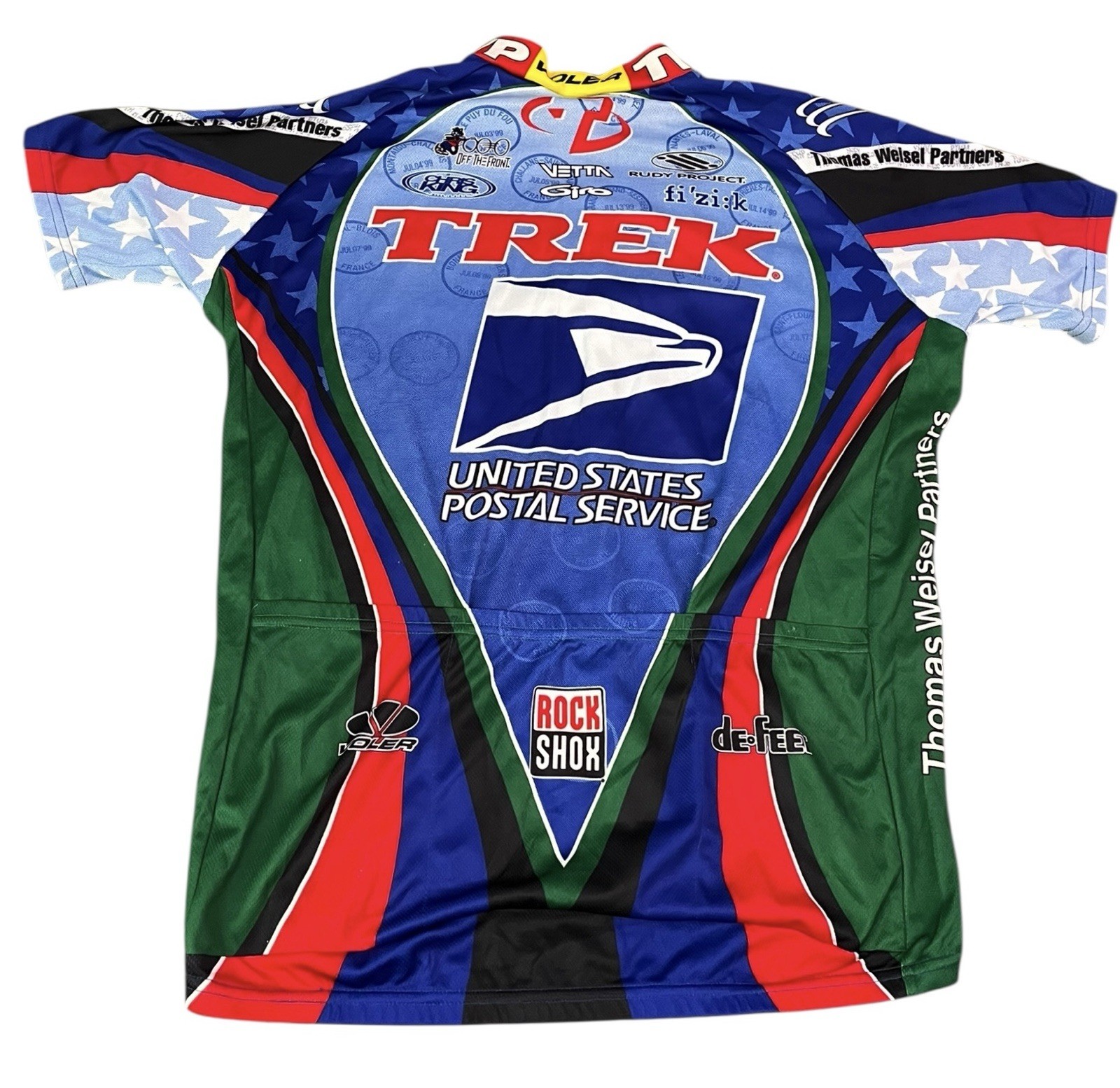 TREK CYCLING JERSEY UNITED STATES POSTAL SERVICE USPS Size XL Men