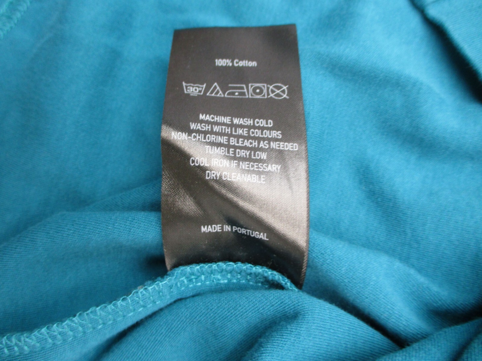 PROPAIN Size L Womens Blue 100% Cotton Round Neck Short Sleeve Cycling Top 029