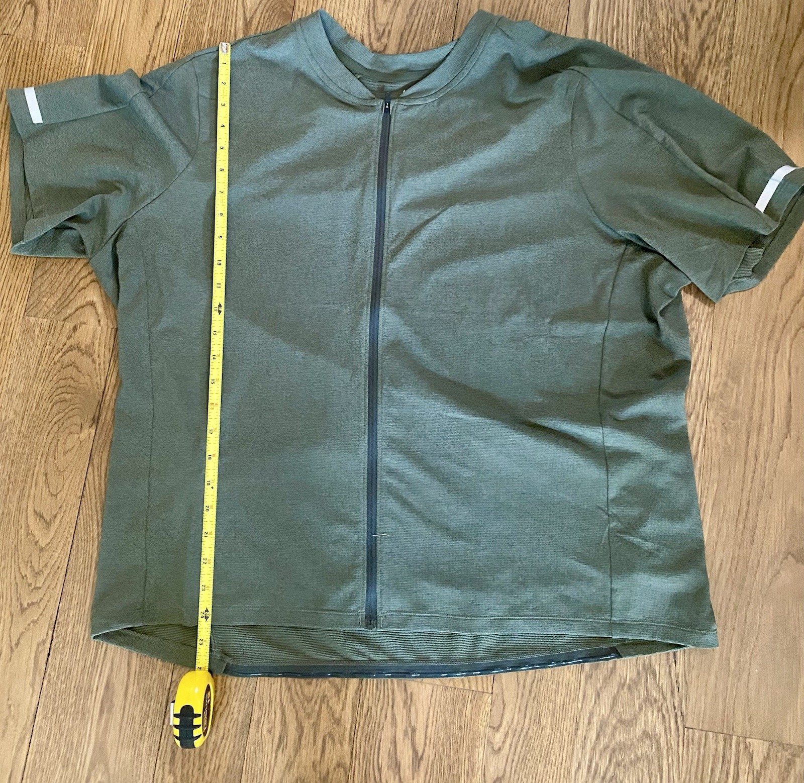 REI Co-op Junction Full Zip Cycling Jersey Green XXL