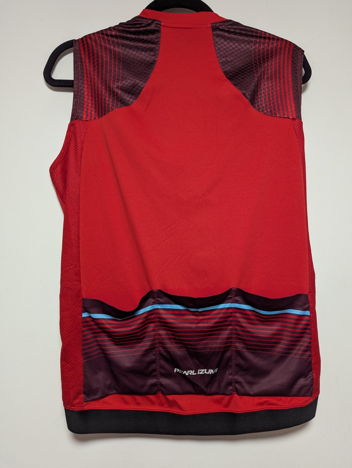 Pearl Izumi Elite Pursuit Sleeveless Jersey Cycling Vest Reflective Red Men’s L