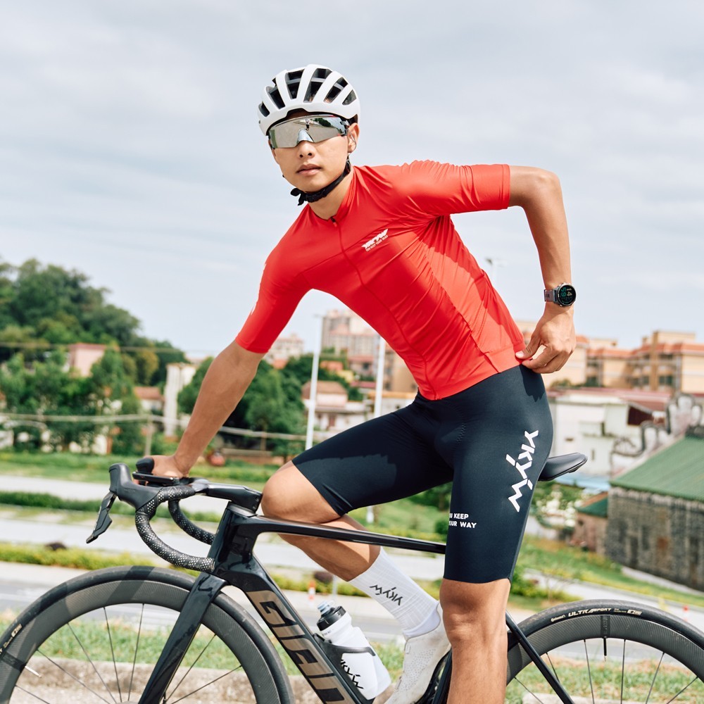 YKYW 2026 Pro Men Short Sleeve Cycling Jersey UPF50+ Quick Dry Road Bike MTB Top