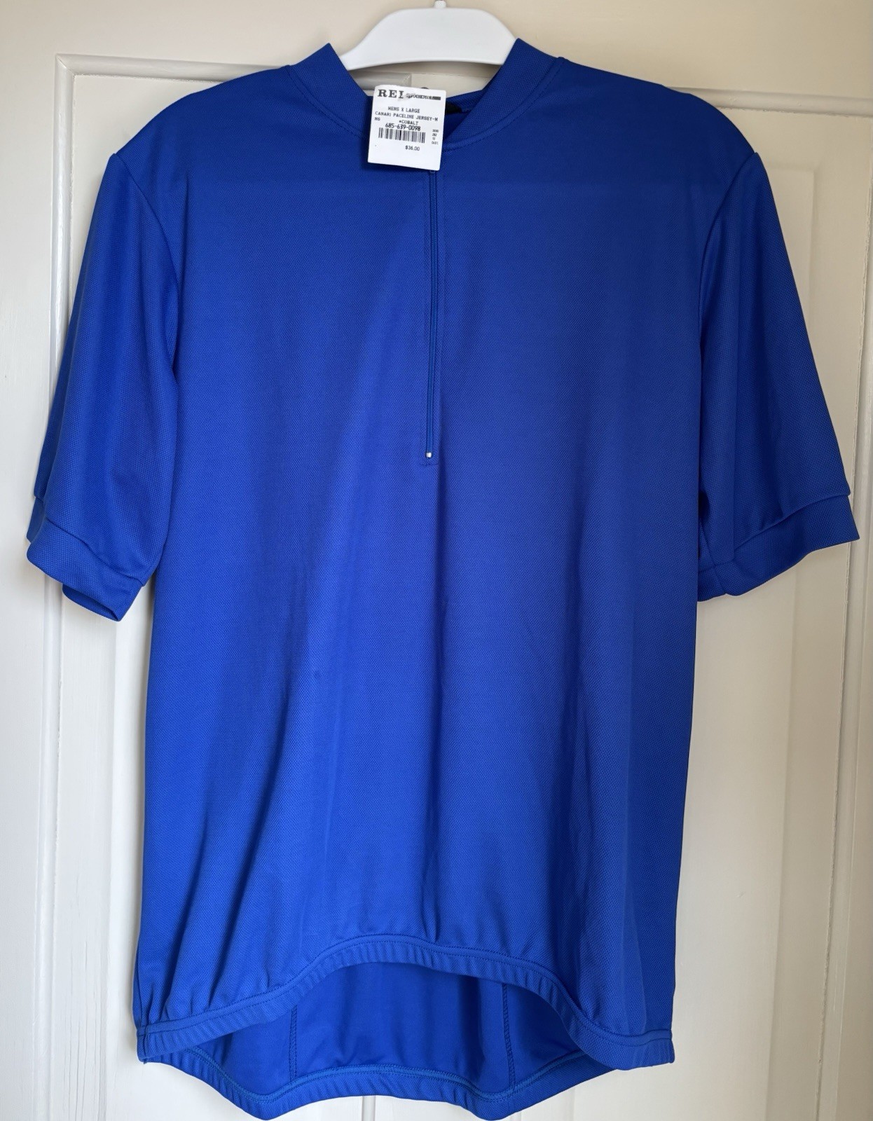 REI Canari Paceline Cycling Jersey Men’s XL Cobalt Blue DryCore Fabric NWT