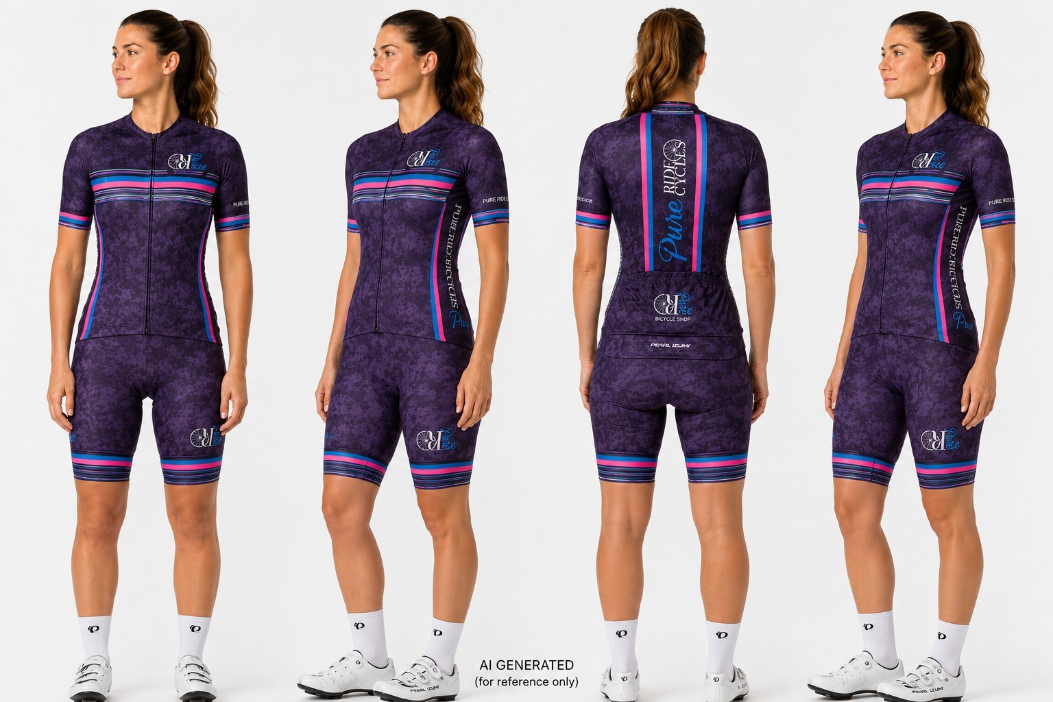 Women Cycling Bib And Jersey Combo Set Pearl Izumi LARGE (New With tags)