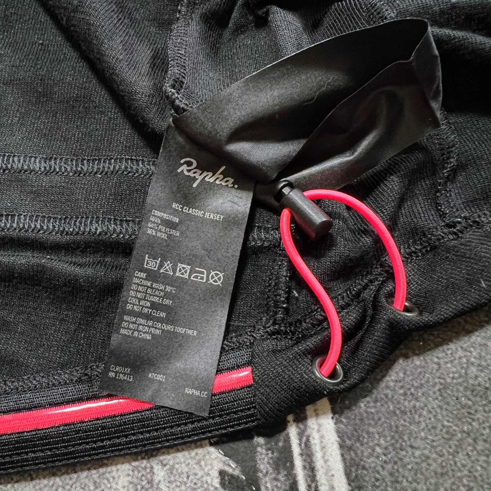 Rapha Size S Limited Men’s RCC Classic Jersey Small Short Sleeve Black