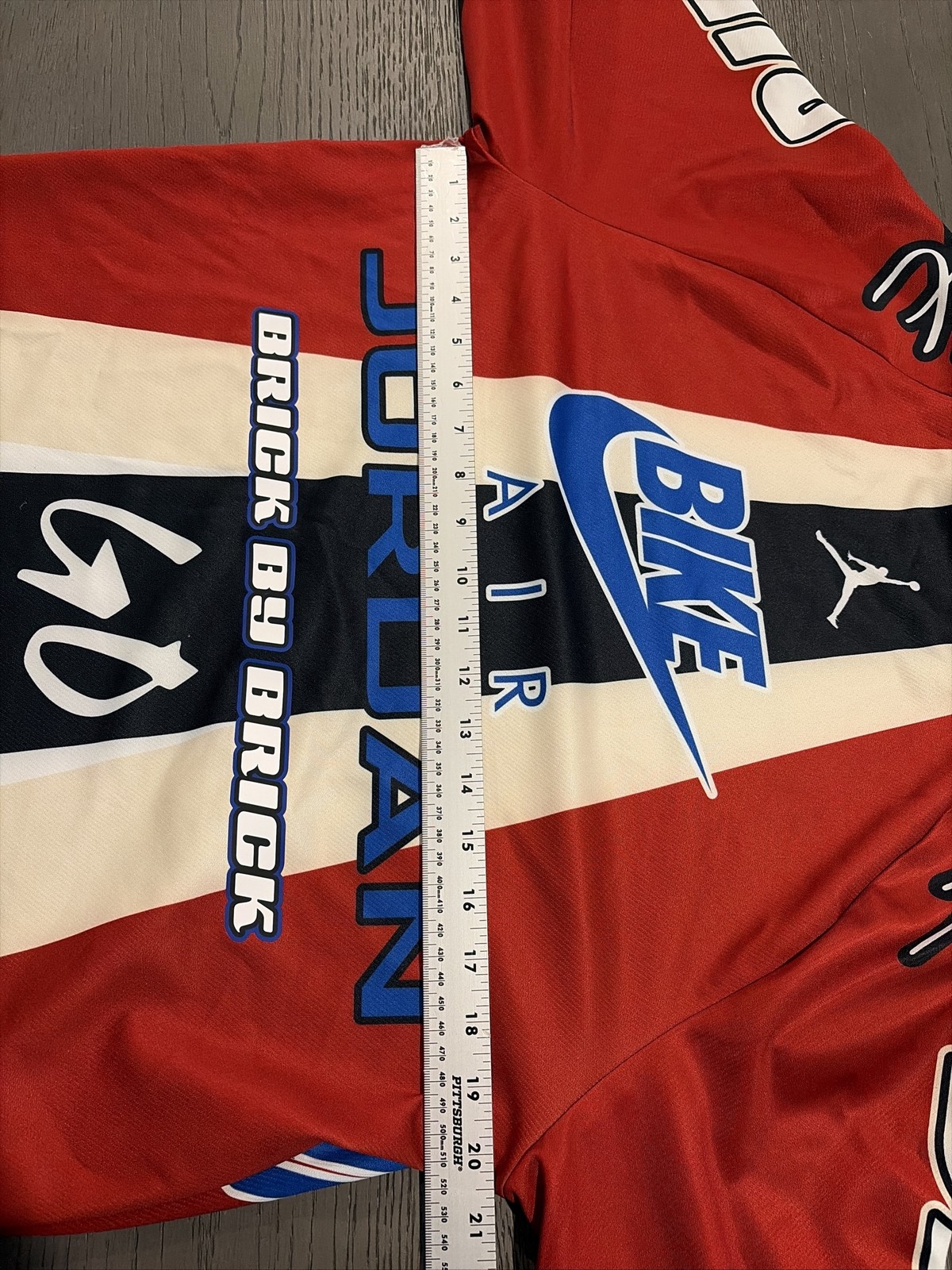 Jordan x Nigel Sylvester Bike Air BMX Jersey Cinnabar Men’s Small Hq1729-623