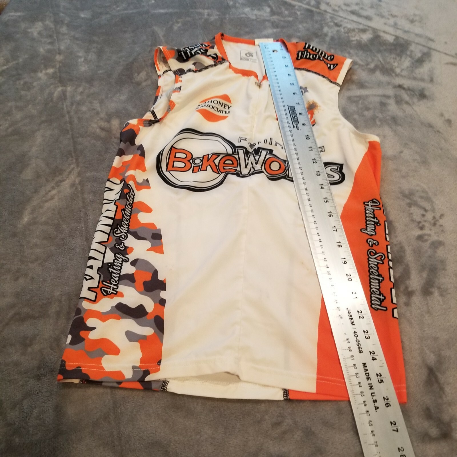 Champ-Sys Mens Medium Half Zip Sleeveless Jersey Cycling Top Peninsula BikeWorks