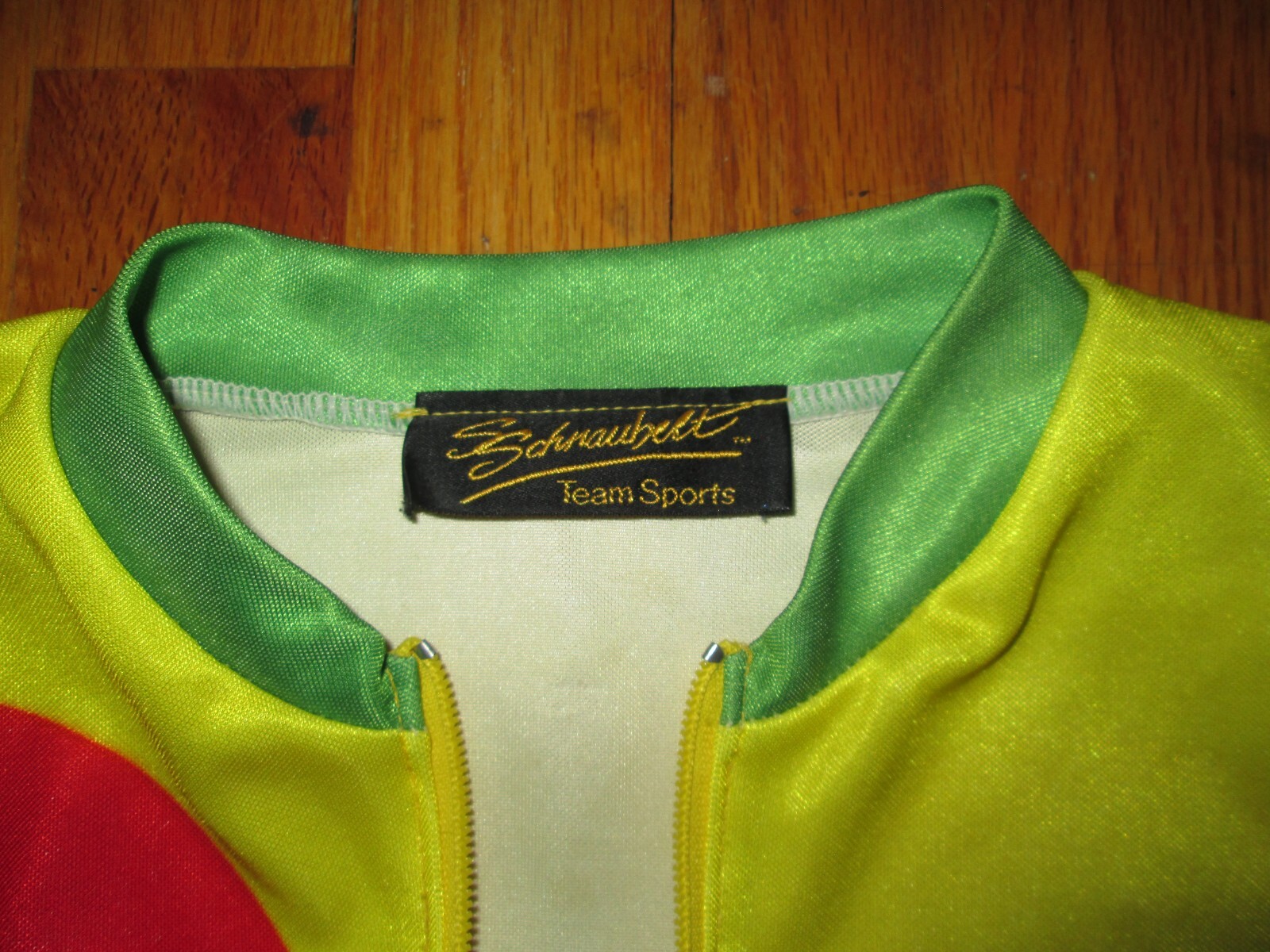 S SCHNAUBELT Vtg Cycling Emerald Coast Cyclists oregon floida Jersey S TALON ZIP