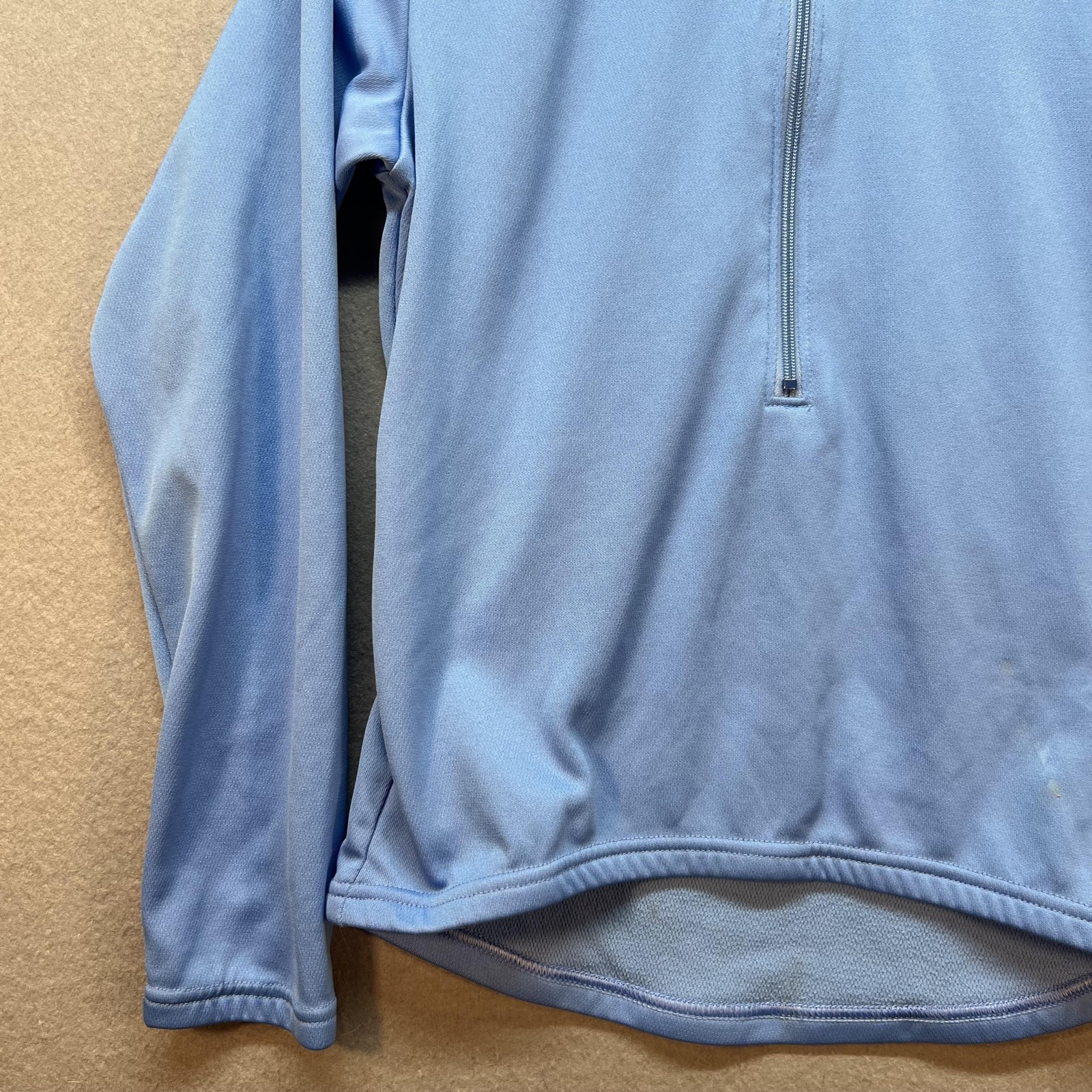 Pearl Izumi Cycling Jersey Womens Small Blue 1/4 Zip Macau Long Sleeve