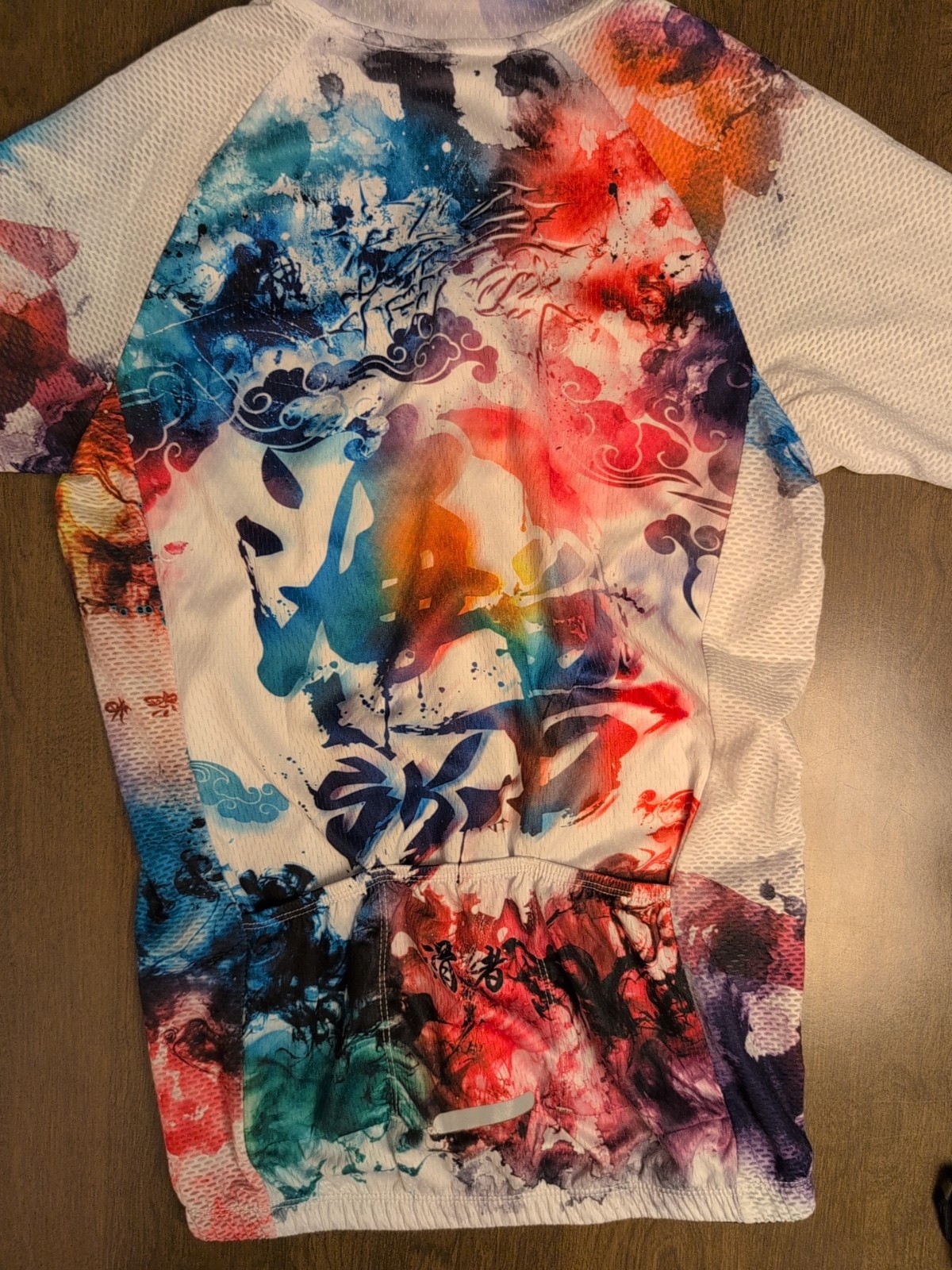Womens Cycling Jersey US S CHUANG DI Non Slip Waist Colorful Full Zip