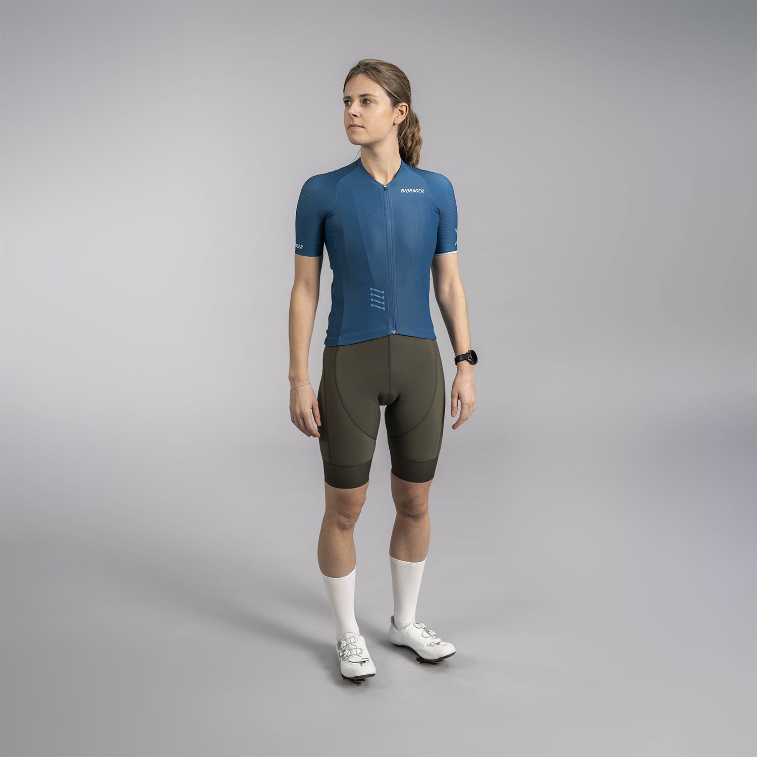 BIORACER icon ladies Wieler shirt petrol blue mat M single unit