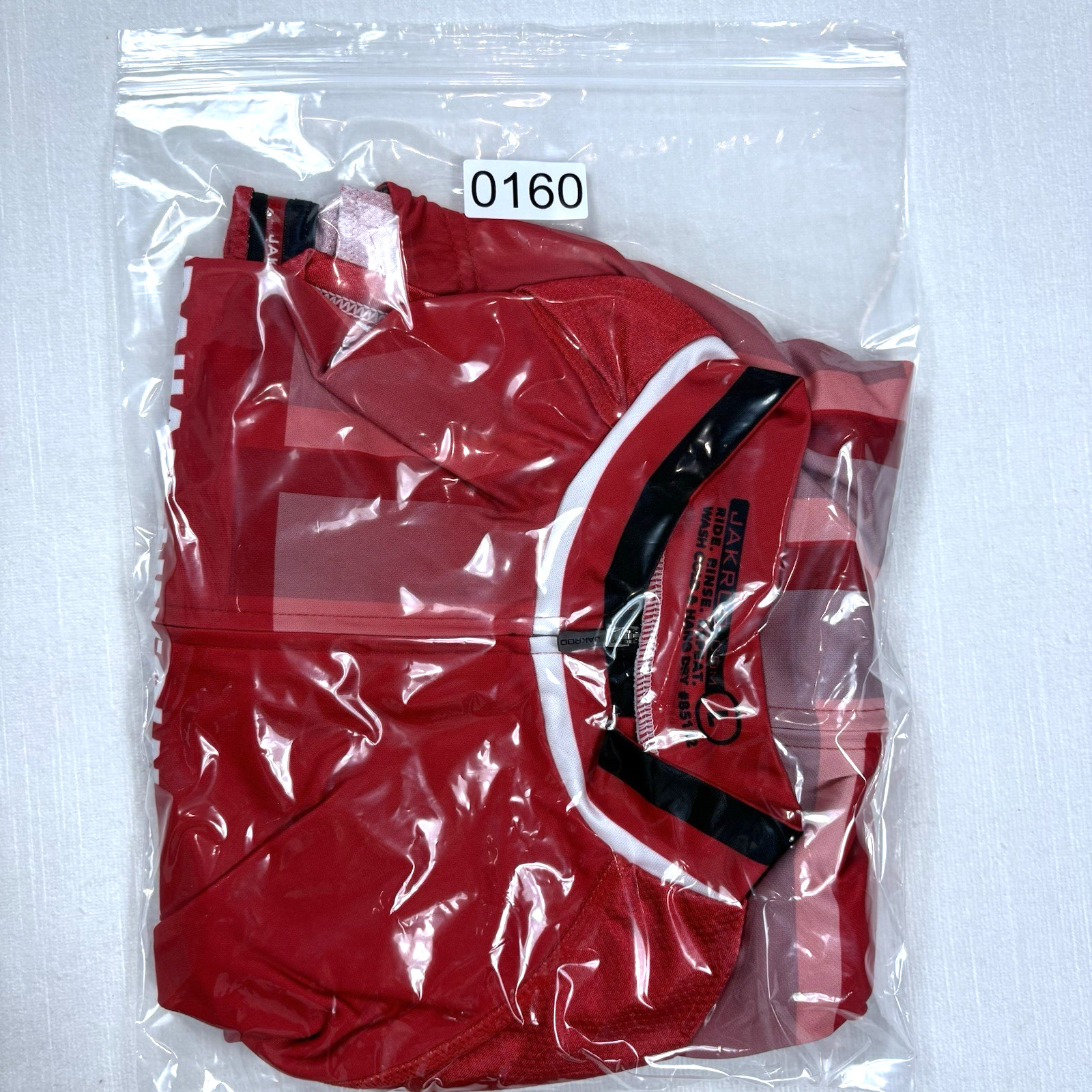 Jakroo Men’s Large Cycling Jersey Full Zip Bicycle Abraham Lincoln Hospital