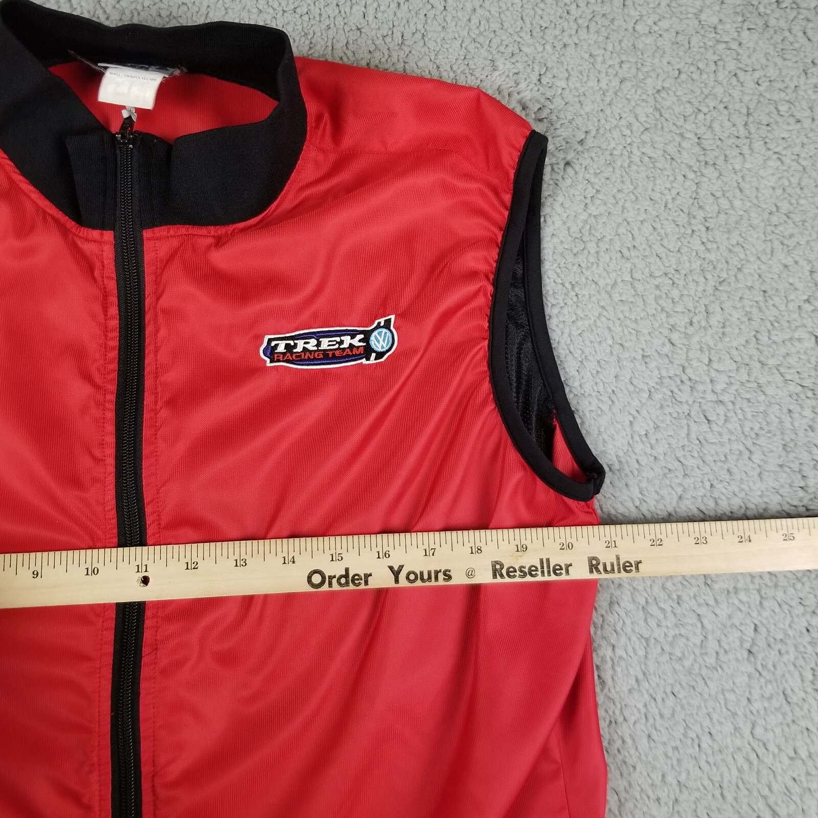 Trek Racing Team Cycling Vest Men’s Large Red Mesh Back Vintage