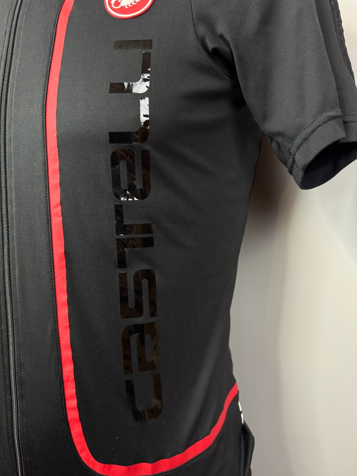 CASTELLI CYCLING SHIRT BIKE SPORTS JERSEY MENS BLACK SIZE M