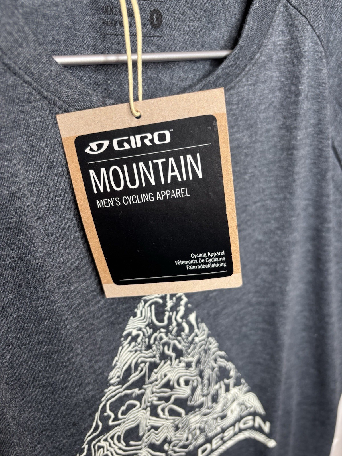 Giro Men’s Arc Jersey, Short Sleeve Biking T-shirt, Men’s Size Fitted L, NWT